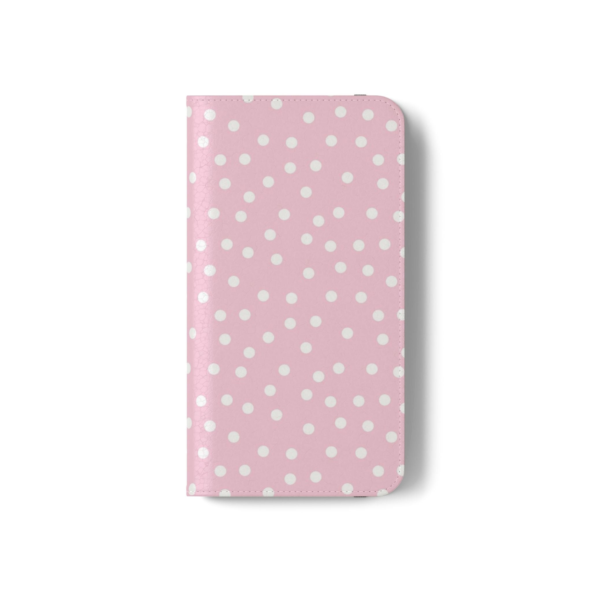 JAKKOUTTHEBXX Pink Polka Dot Phone Flip Cases 2025