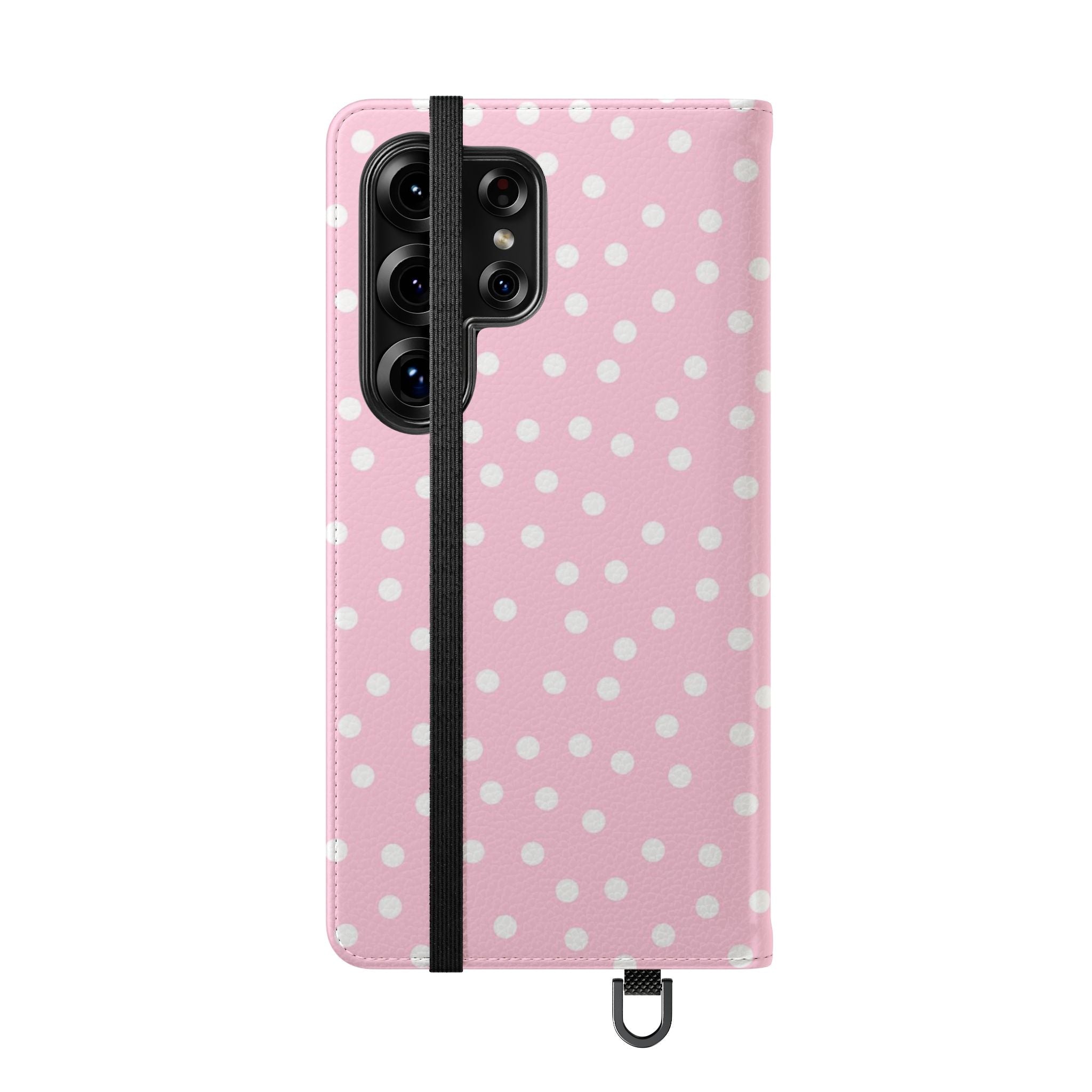 JAKKOUTTHEBXX Pink Polka Dot Phone Flip Cases 2025