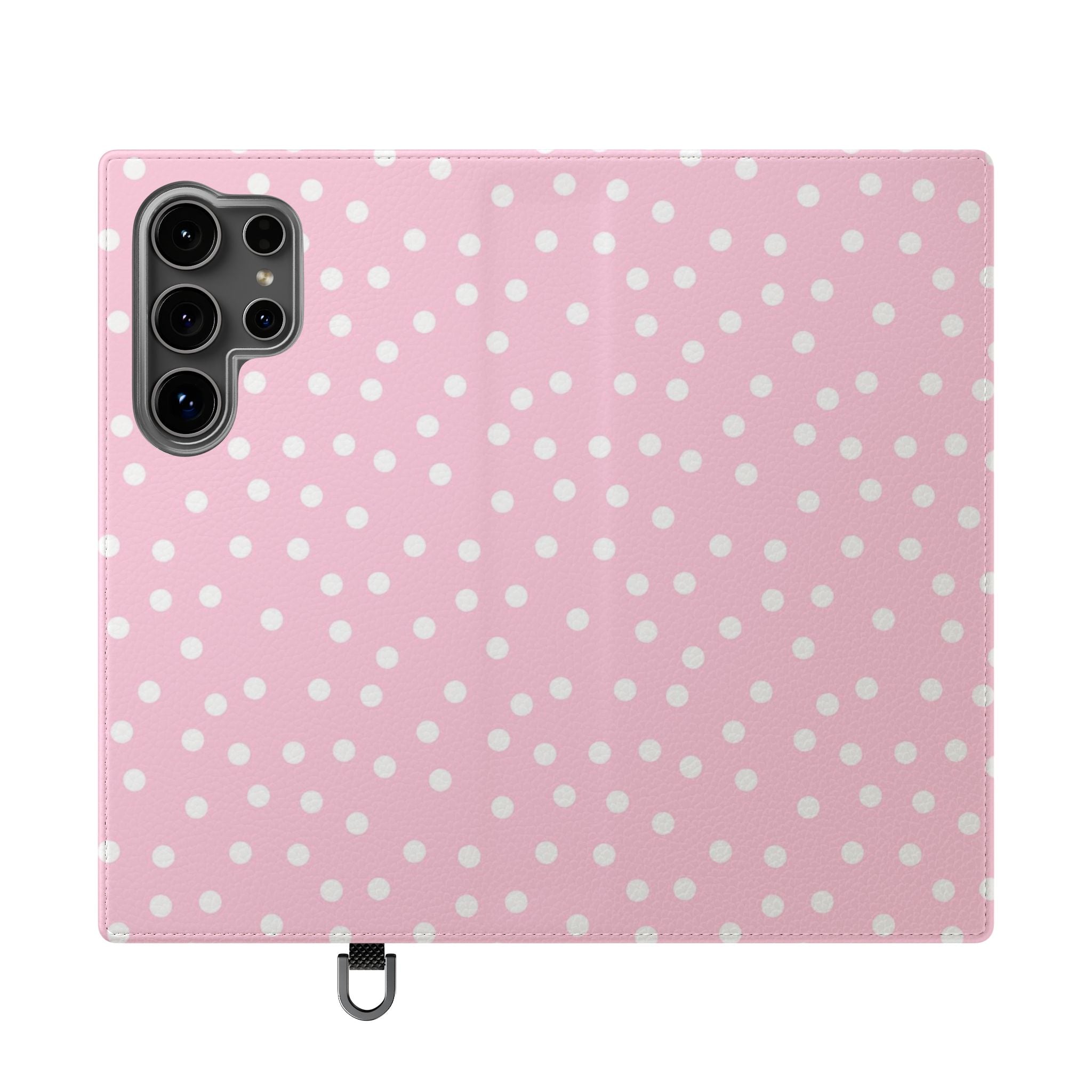 JAKKOUTTHEBXX Pink Polka Dot Phone Flip Cases 2025