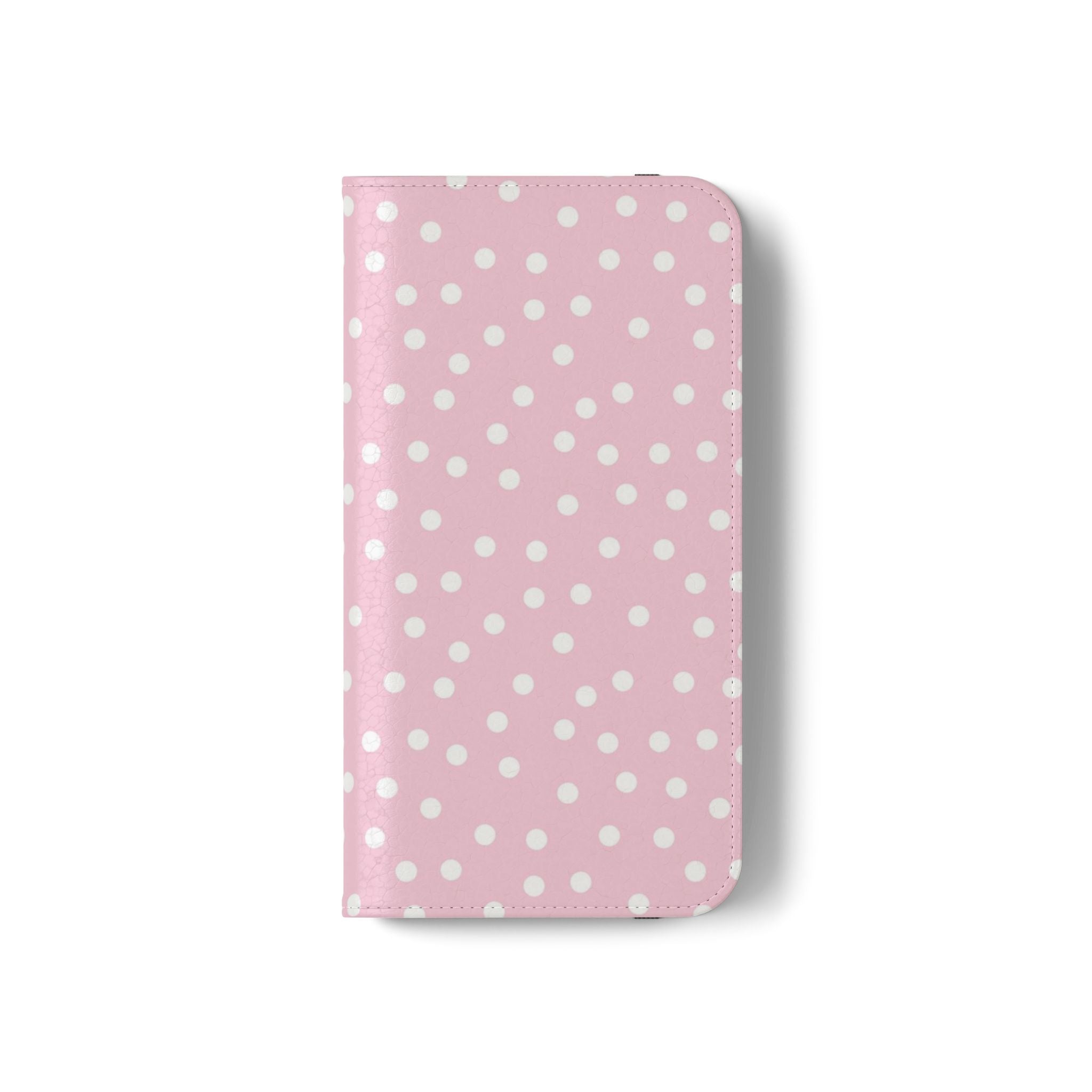 JAKKOUTTHEBXX Pink Polka Dot Phone Flip Cases 2025