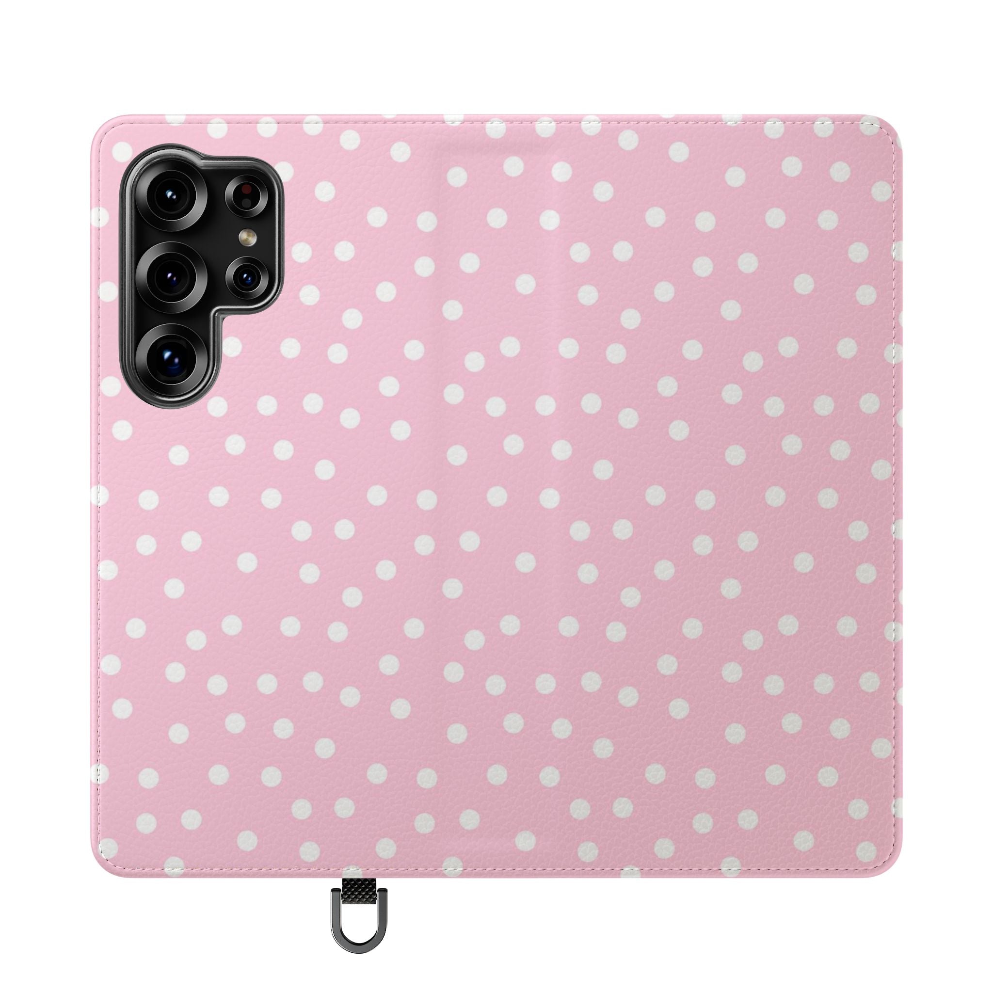 JAKKOUTTHEBXX Pink Polka Dot Phone Flip Cases 2025