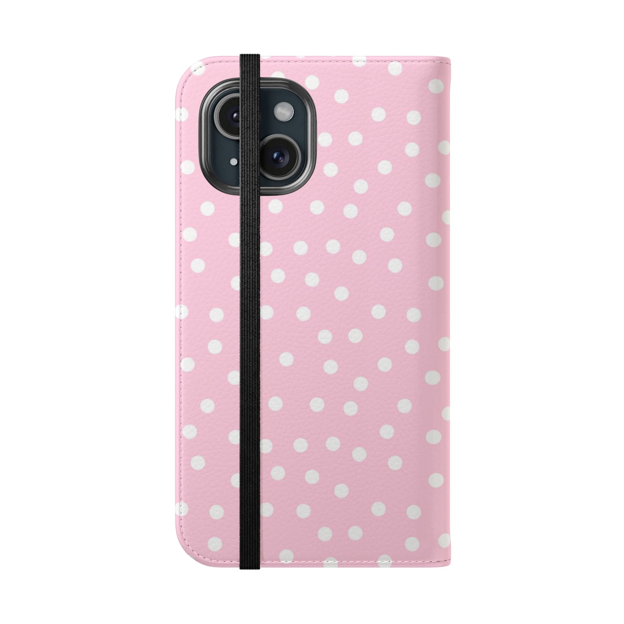 JAKKOUTTHEBXX Pink Polka Dot Phone Flip Cases 2025