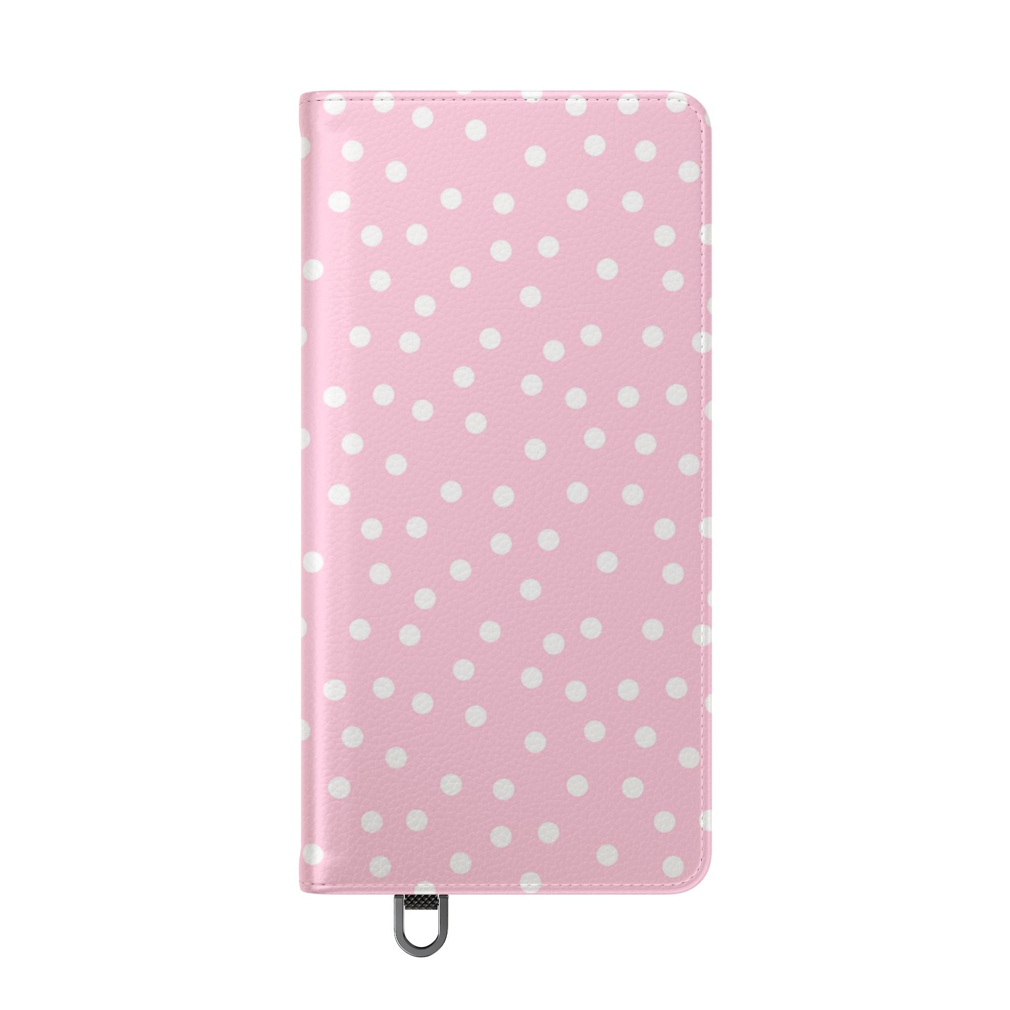 JAKKOUTTHEBXX Pink Polka Dot Phone Flip Cases 2025