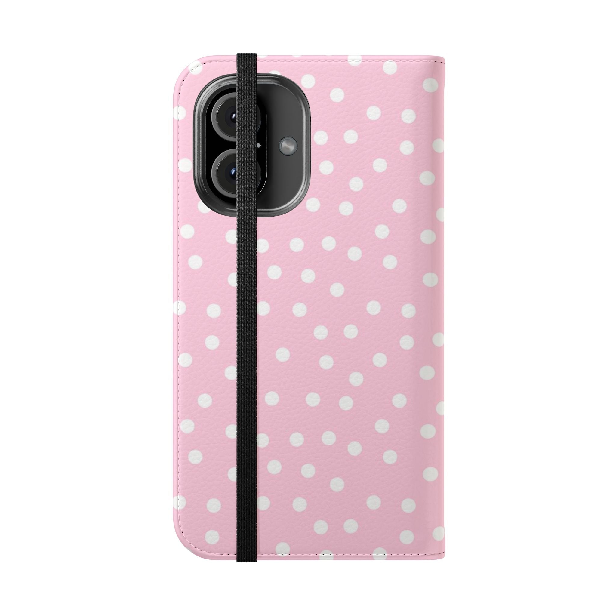 JAKKOUTTHEBXX Pink Polka Dot Phone Flip Cases 2025