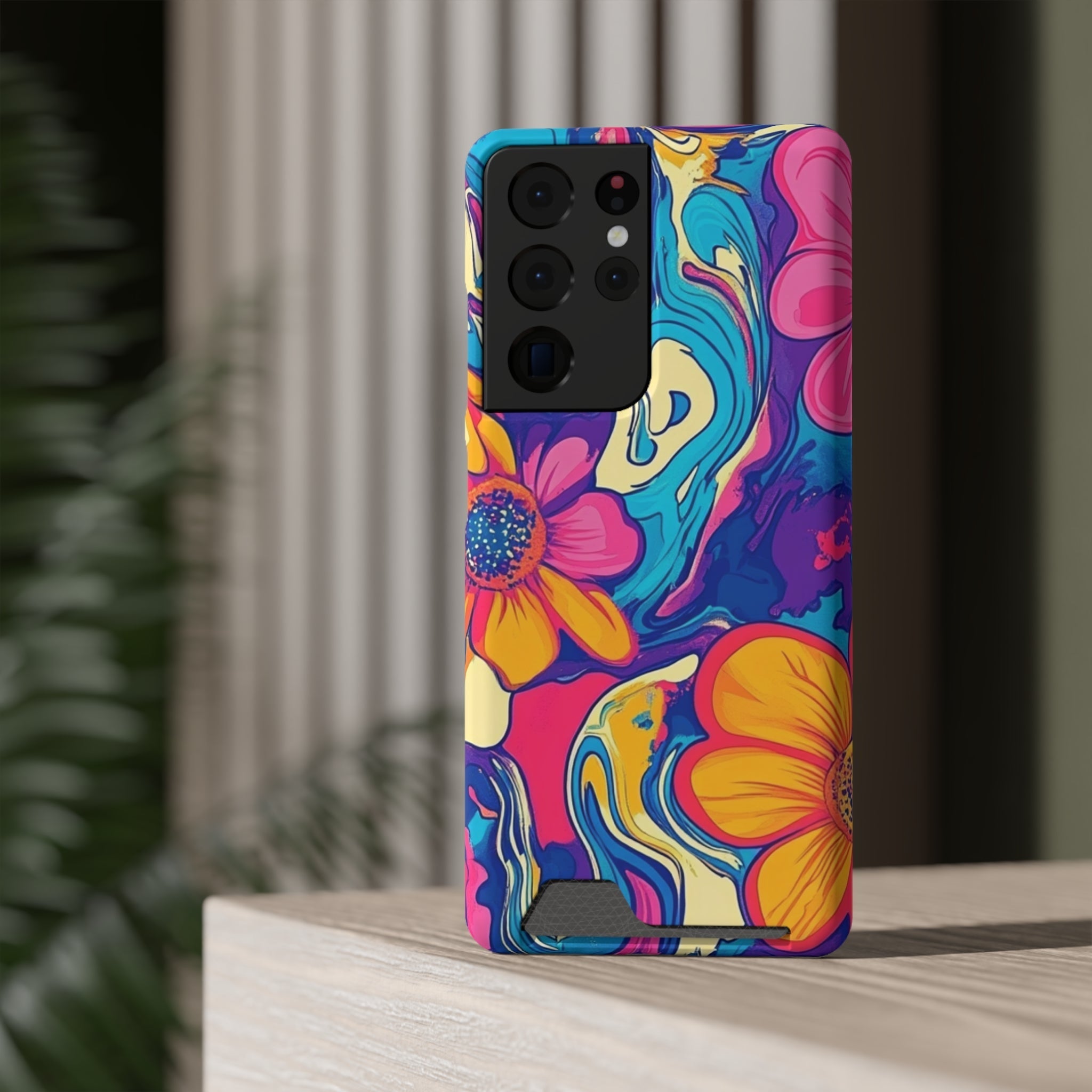Psychedelic Floral Swirl Phone Case, Artsulli - Art is Long, Life is Short, Phone Case, , , , , , ,
