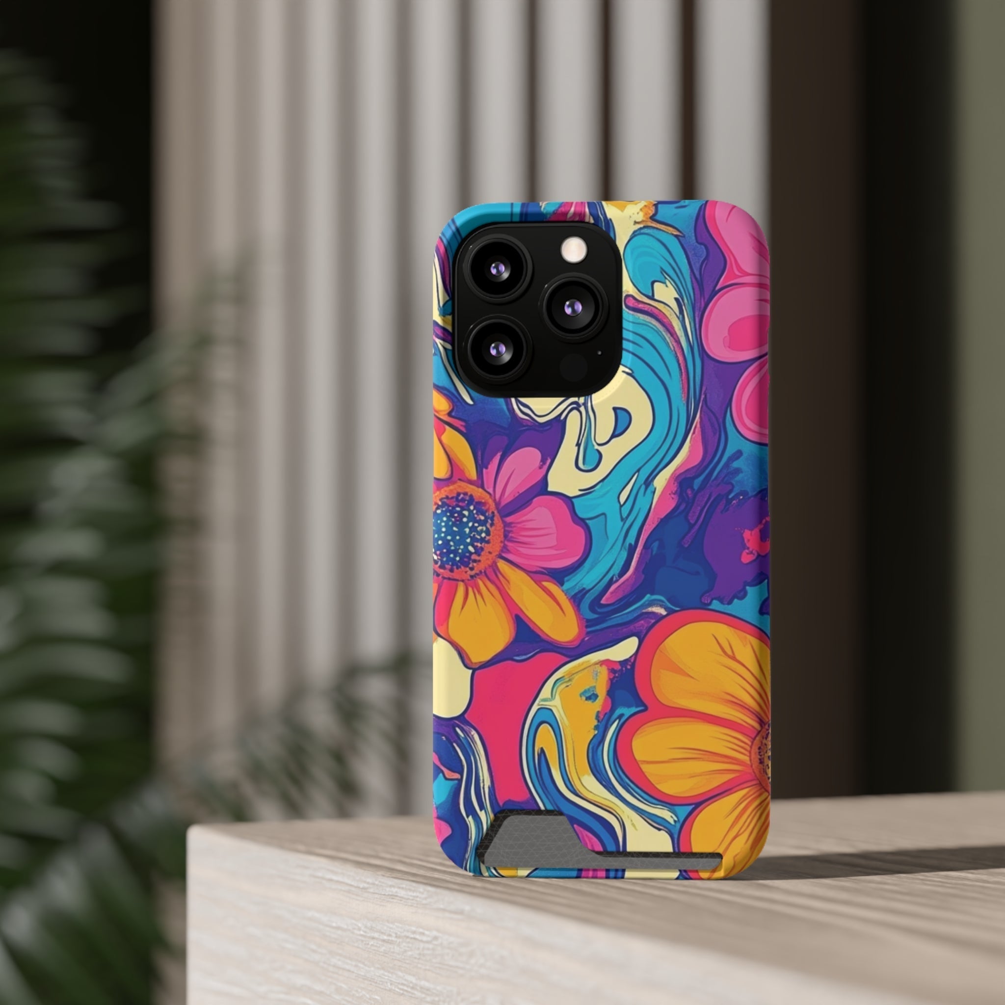 Psychedelic Floral Swirl Phone Case, Artsulli - Art is Long, Life is Short, Phone Case, , , , , , ,