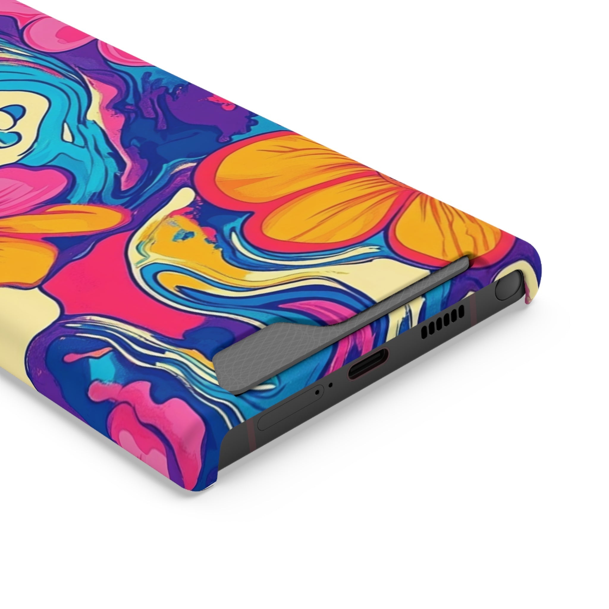 Psychedelic Floral Swirl Phone Case, Artsulli - Art is Long, Life is Short, Phone Case, , , , , , ,