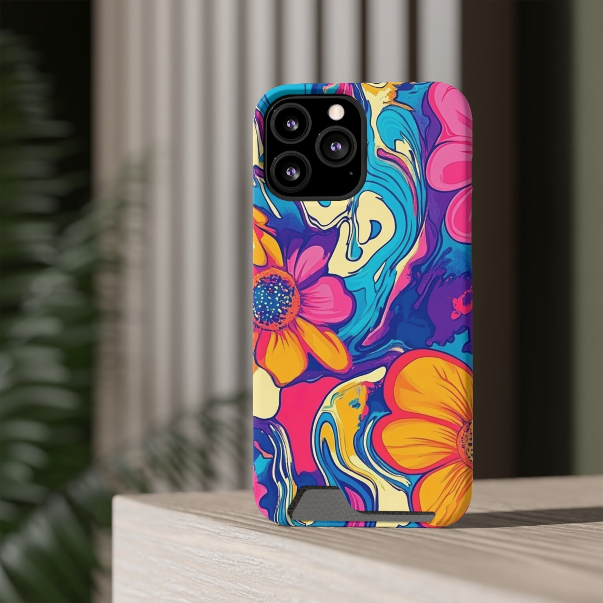 Psychedelic Floral Swirl Phone Case, Artsulli - Art is Long, Life is Short, Phone Case, , , , , , ,