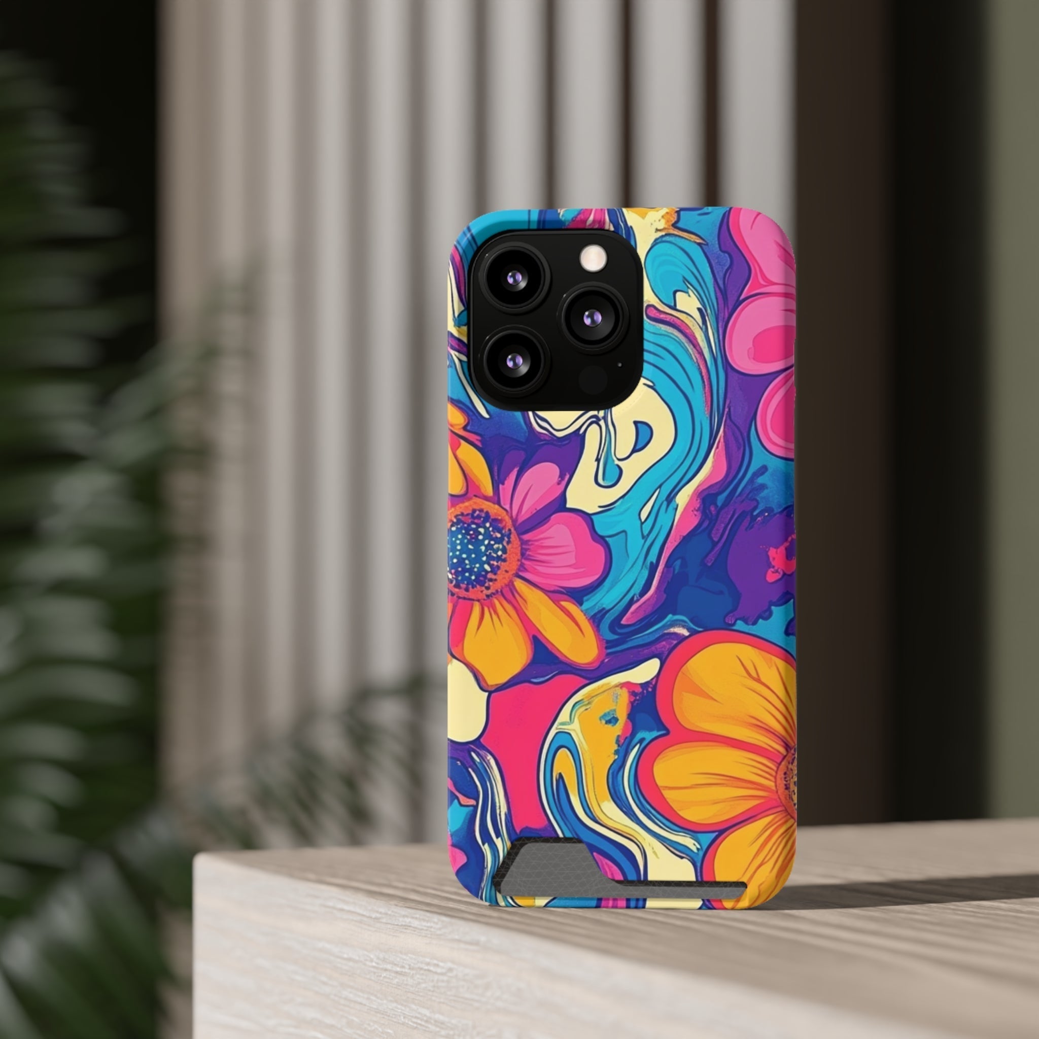 Psychedelic Floral Swirl Phone Case, Artsulli - Art is Long, Life is Short, Phone Case, , , , , , ,