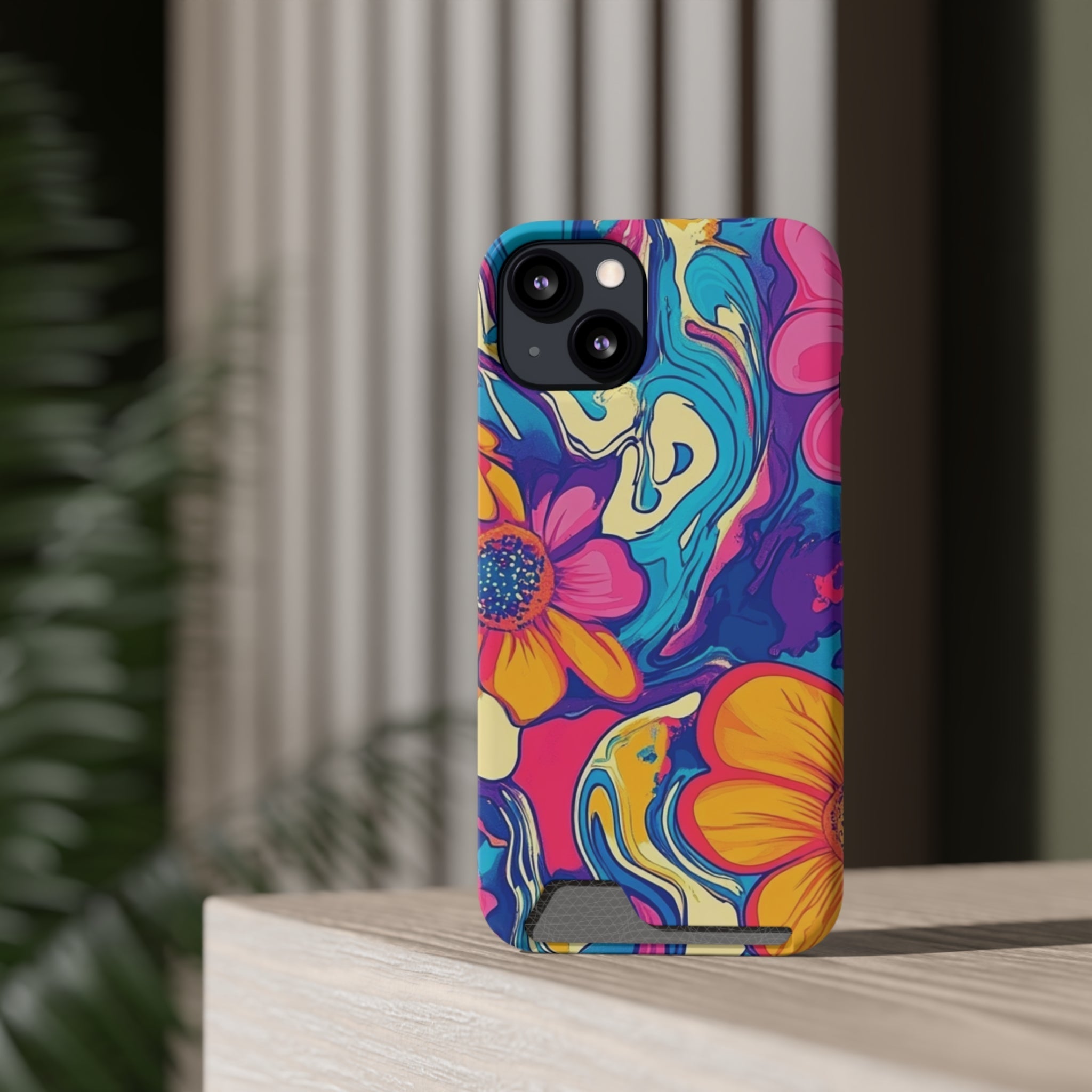 Psychedelic Floral Swirl Phone Case, Artsulli - Art is Long, Life is Short, Phone Case, , , , , , ,