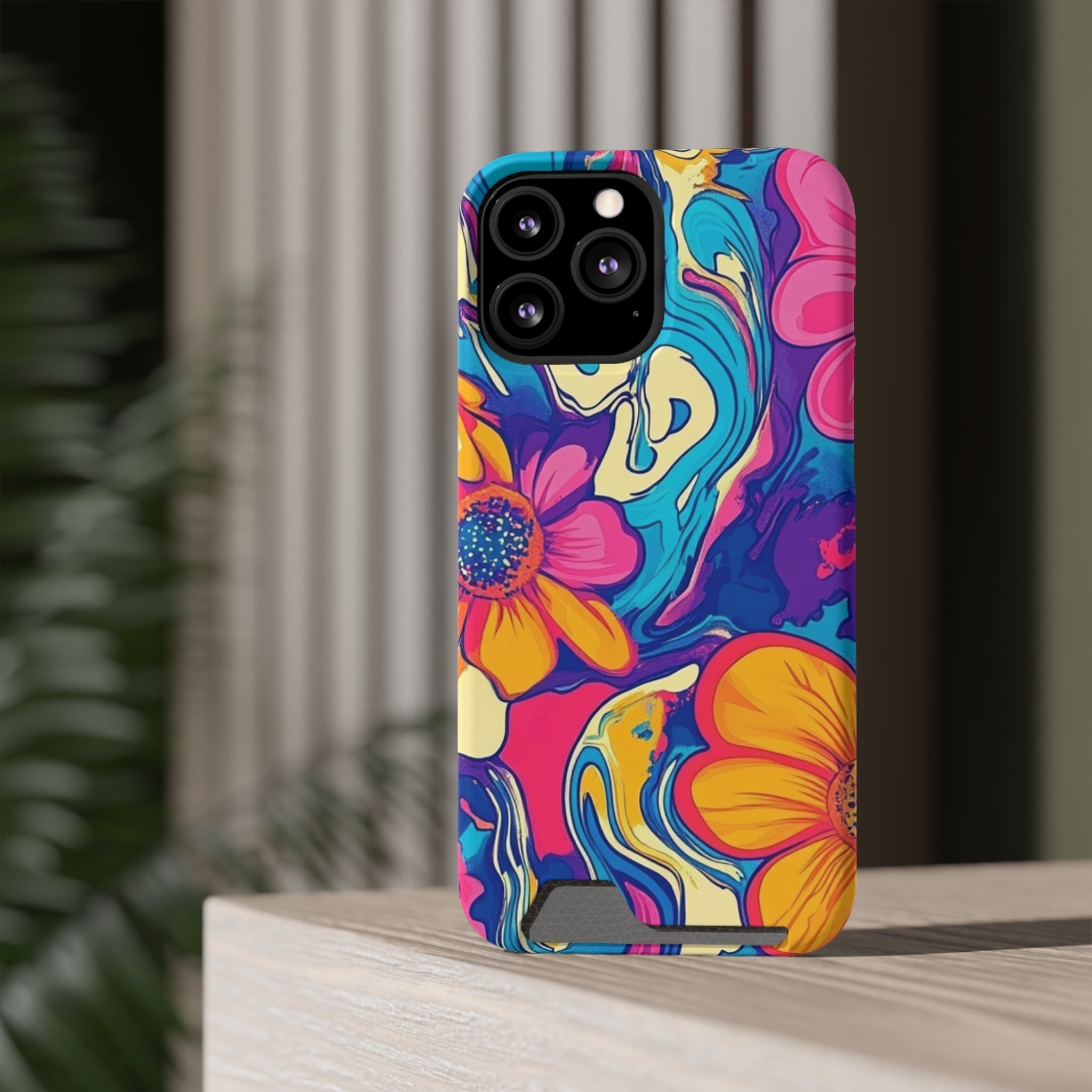 Psychedelic Floral Swirl Phone Case, Artsulli - Art is Long, Life is Short, Phone Case, , , , , , ,