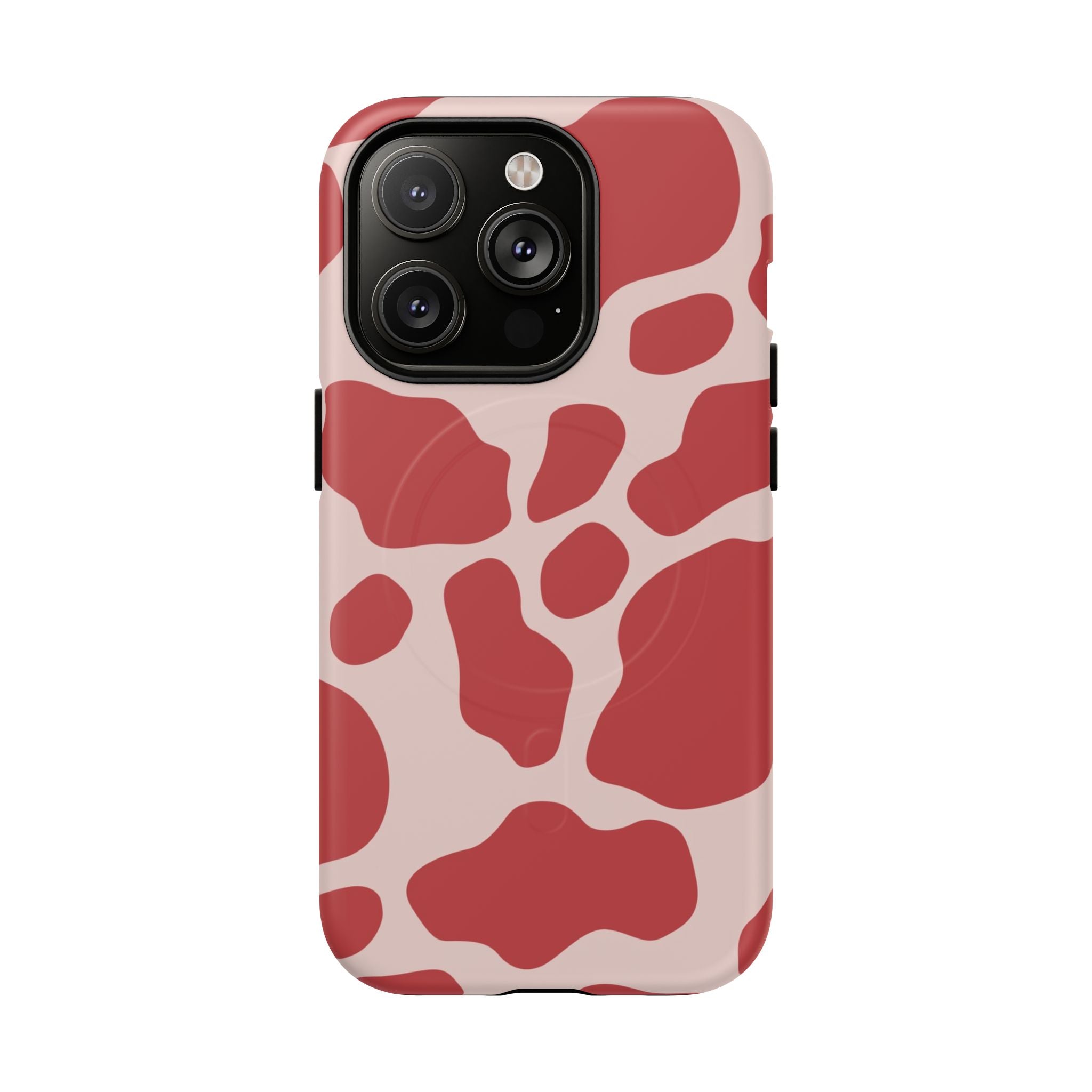 Red and Pink Cow Print MagSafe iPhone Case, Artsulli - Art is Long, Life is Short, Phone Case, Size, iPhone 14 Pro, Surface, Matte, , , 68057812044214611532
