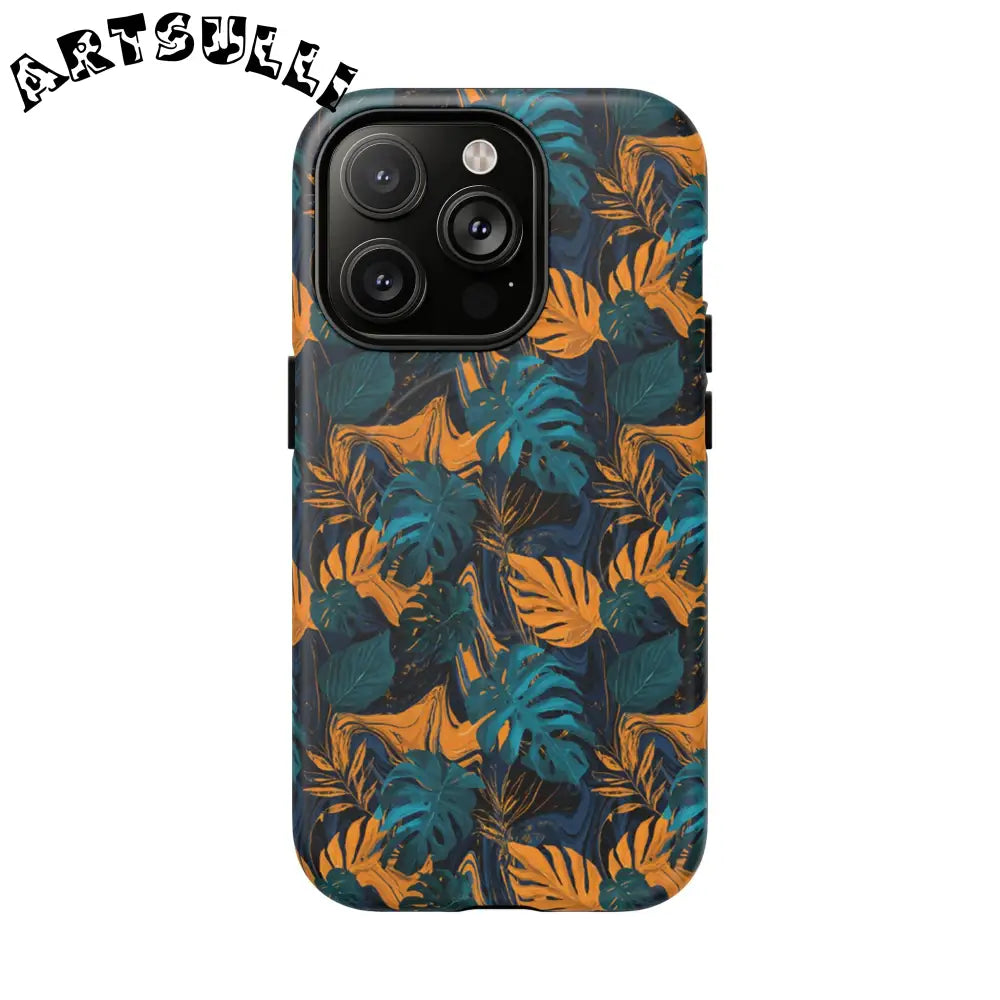 Tropical Leaf MagSafe Phone Case, Artsulli - Art is Long, Life is Short, Phone Case, Size, iPhone 14 Pro, Surface, Matte, , , 33494881792587195304