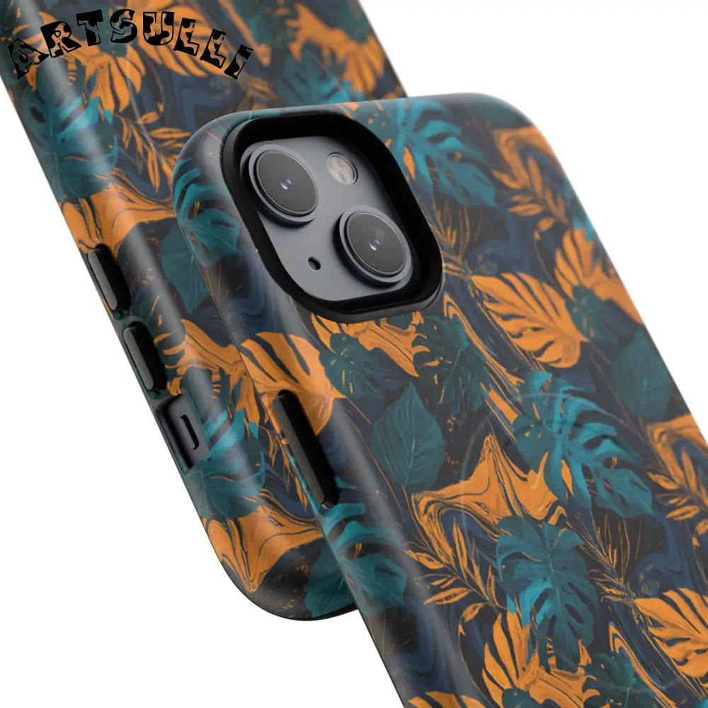 Tropical Leaf MagSafe Phone Case, Artsulli - Art is Long, Life is Short, Phone Case, , , , , , ,