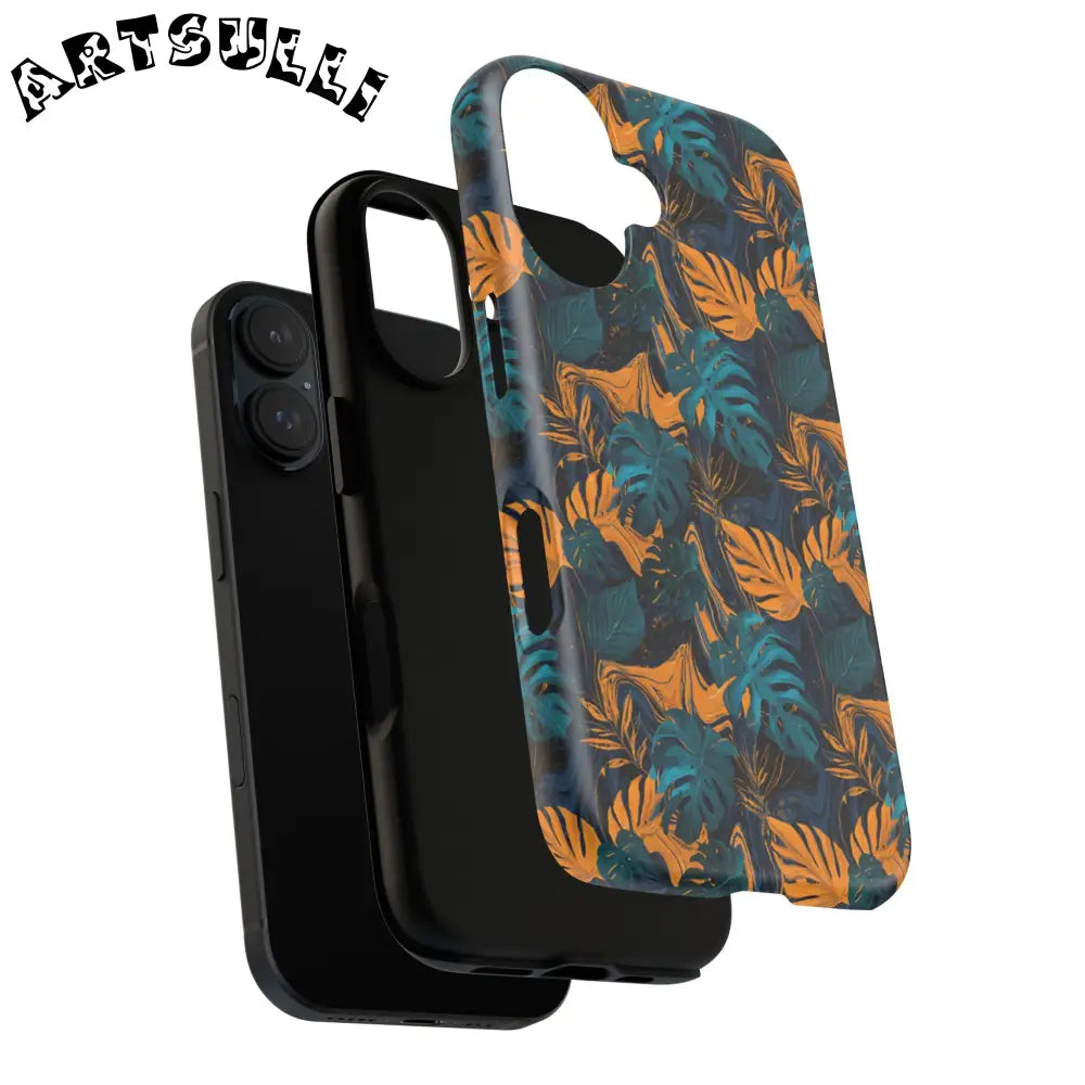 Tropical Leaf MagSafe Phone Case, Artsulli - Art is Long, Life is Short, Phone Case, , , , , , ,