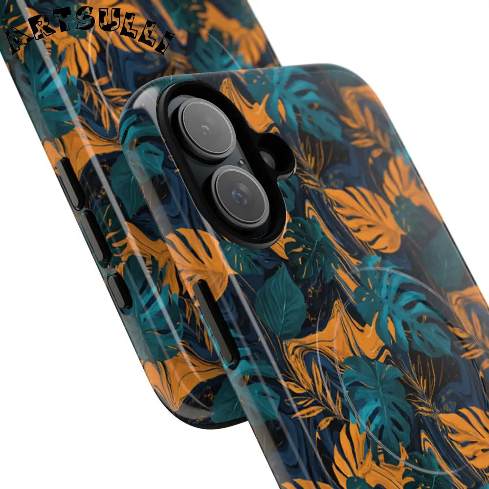 Tropical Leaf MagSafe Phone Case, Artsulli - Art is Long, Life is Short, Phone Case, , , , , , ,