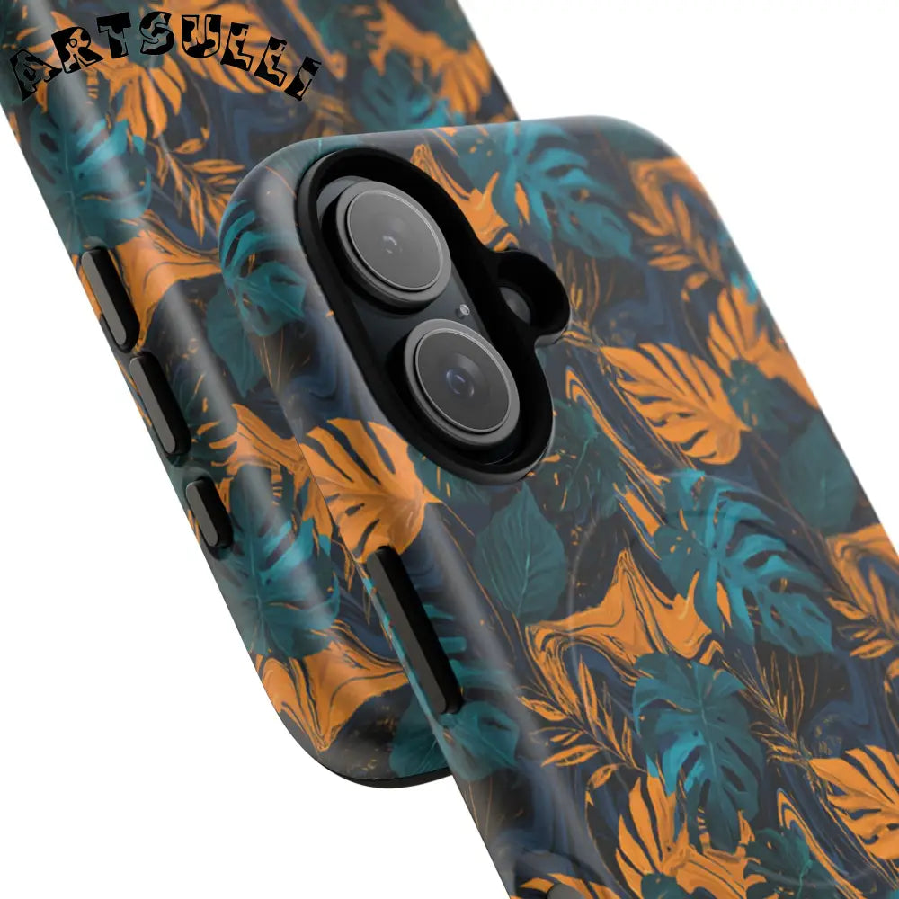 Tropical Leaf MagSafe Phone Case, Artsulli - Art is Long, Life is Short, Phone Case, , , , , , ,