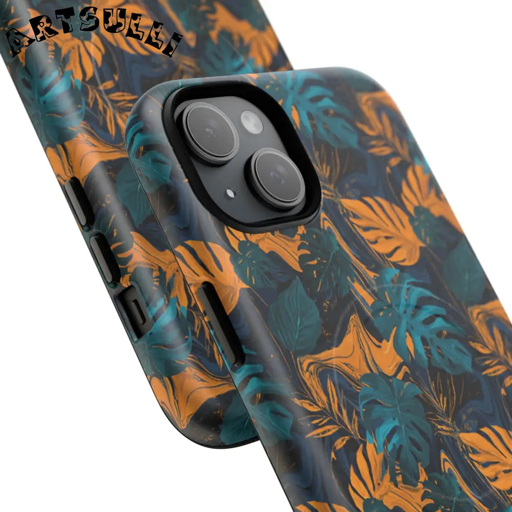 Tropical Leaf MagSafe Phone Case, Artsulli - Art is Long, Life is Short, Phone Case, , , , , , ,