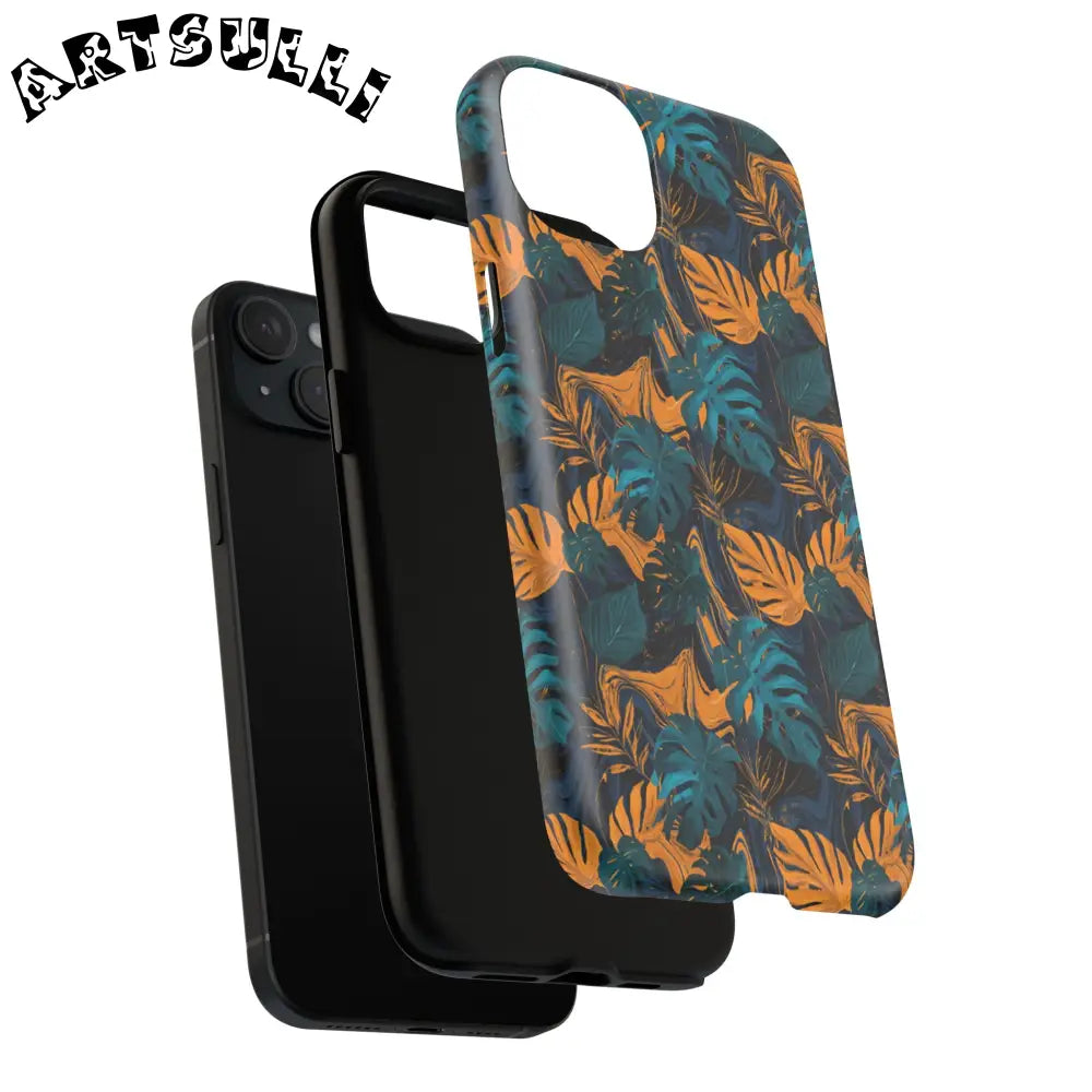 Tropical Leaf MagSafe Phone Case, Artsulli - Art is Long, Life is Short, Phone Case, , , , , , ,