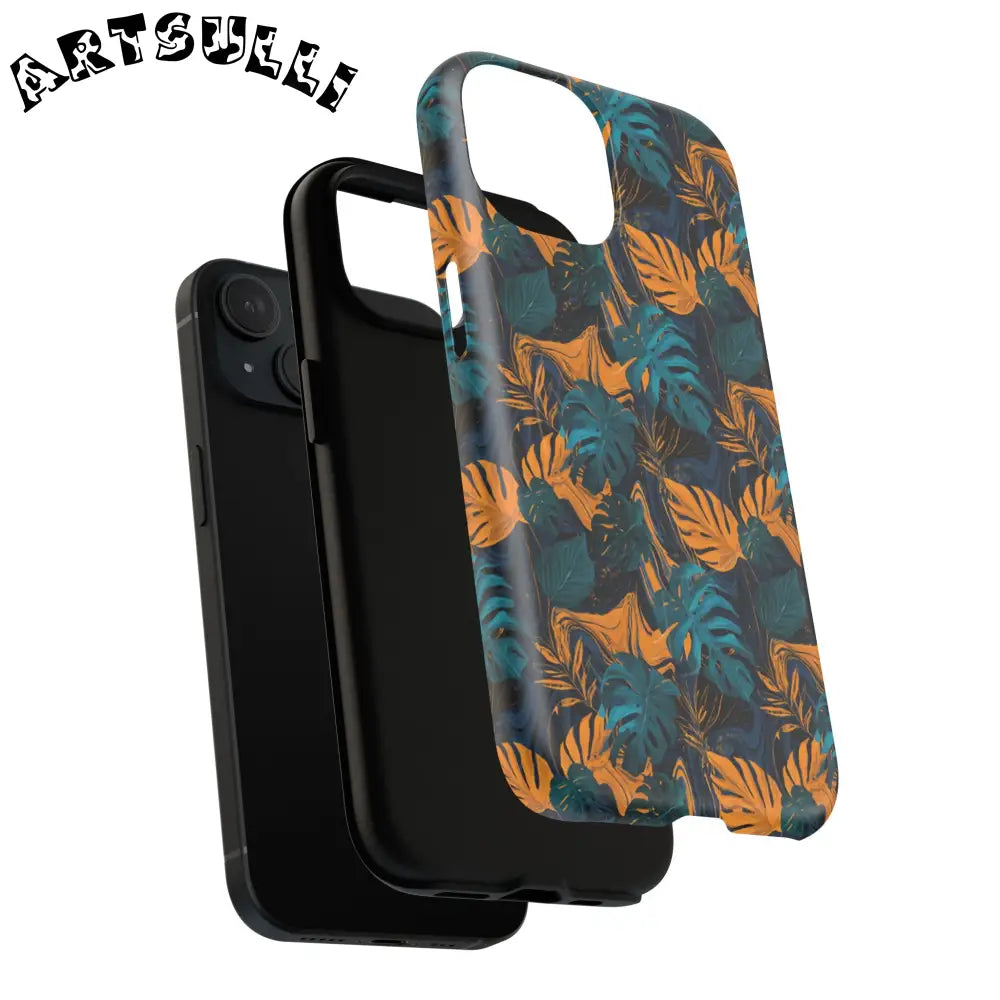 Tropical Leaf MagSafe Phone Case, Artsulli - Art is Long, Life is Short, Phone Case, , , , , , ,