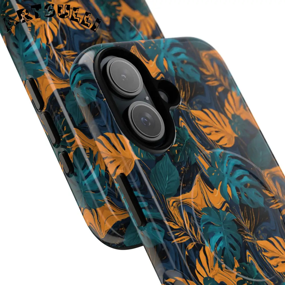 Tropical Leaf MagSafe Phone Case, Artsulli - Art is Long, Life is Short, Phone Case, , , , , , ,
