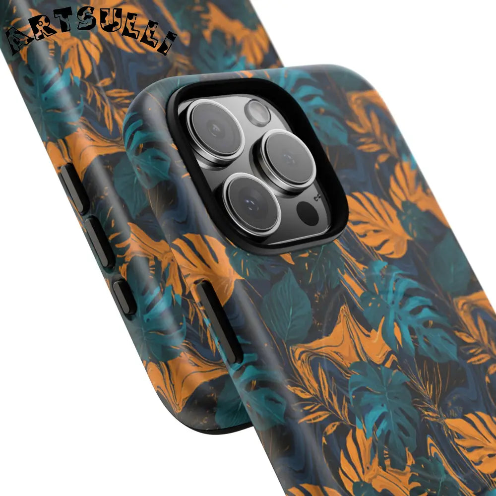 Tropical Leaf MagSafe Phone Case, Artsulli - Art is Long, Life is Short, Phone Case, , , , , , ,