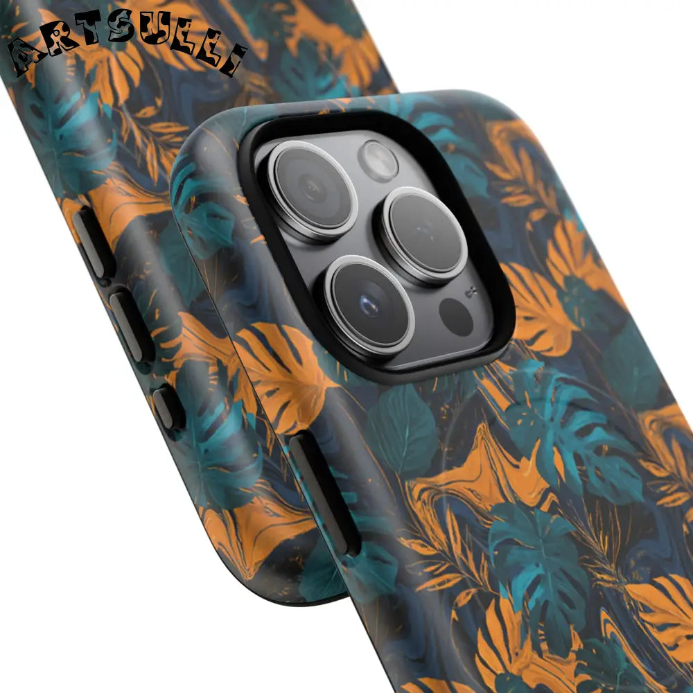 Tropical Leaf MagSafe Phone Case, Artsulli - Art is Long, Life is Short, Phone Case, , , , , , ,