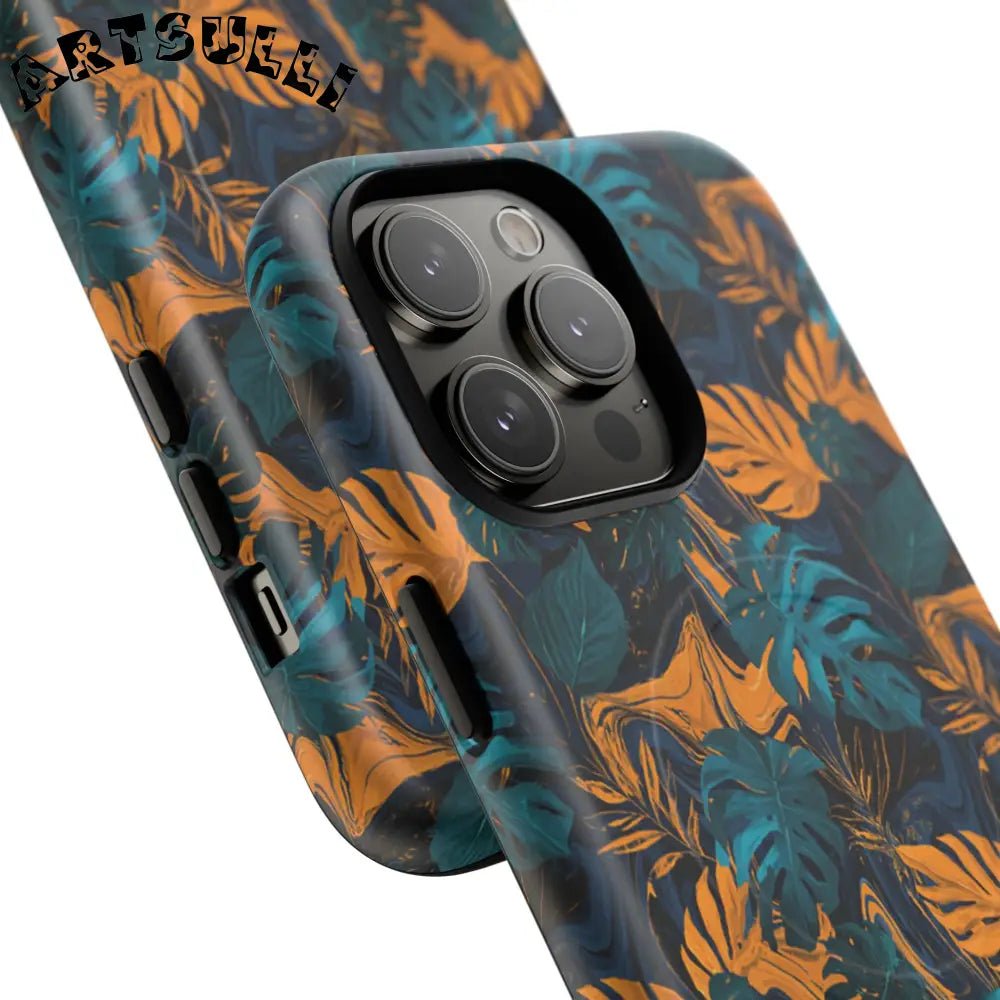 Tropical Leaf MagSafe Phone Case, Artsulli - Art is Long, Life is Short, Phone Case, , , , , , ,
