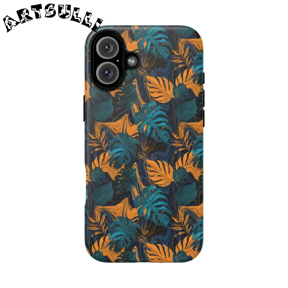 Tropical Leaf MagSafe Phone Case, Artsulli - Art is Long, Life is Short, Phone Case, Size, iPhone 16 Plus, Surface, Matte, , , 51275906922969878762