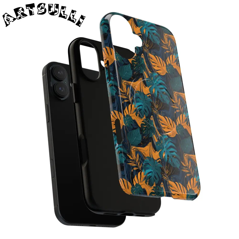 Tropical Leaf MagSafe Phone Case, Artsulli - Art is Long, Life is Short, Phone Case, , , , , , ,