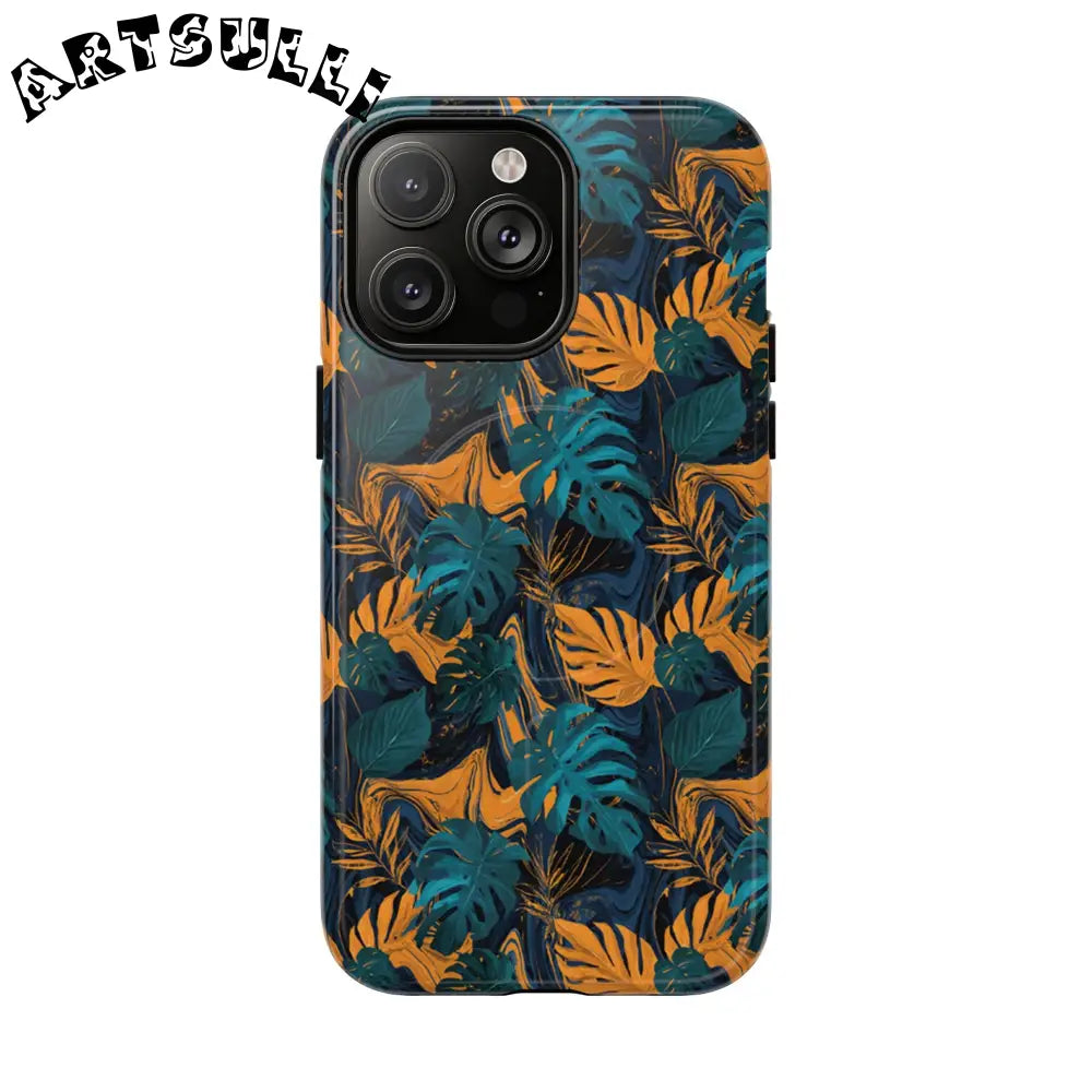 Tropical Leaf MagSafe Phone Case, Artsulli - Art is Long, Life is Short, Phone Case, Size, iPhone 14 Pro Max, Surface, Glossy, , , 57980068420992806856