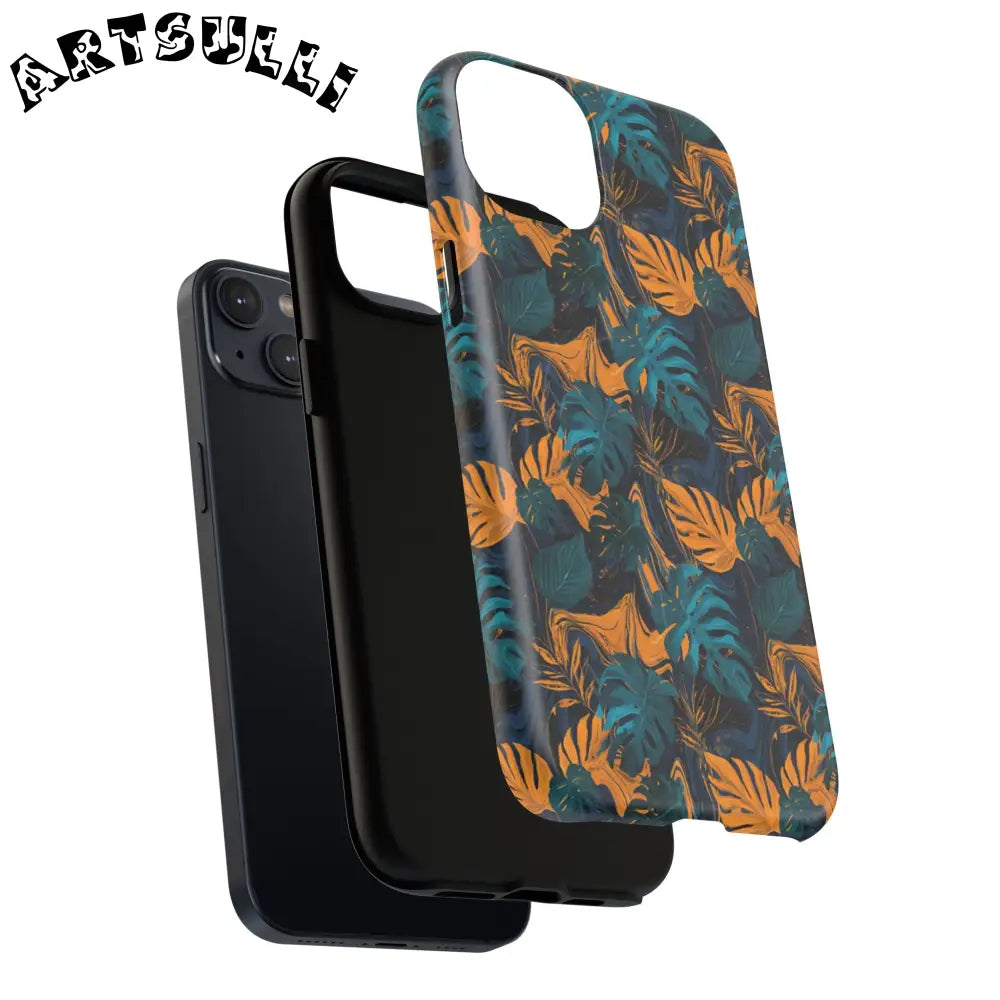 Tropical Leaf MagSafe Phone Case, Artsulli - Art is Long, Life is Short, Phone Case, , , , , , ,