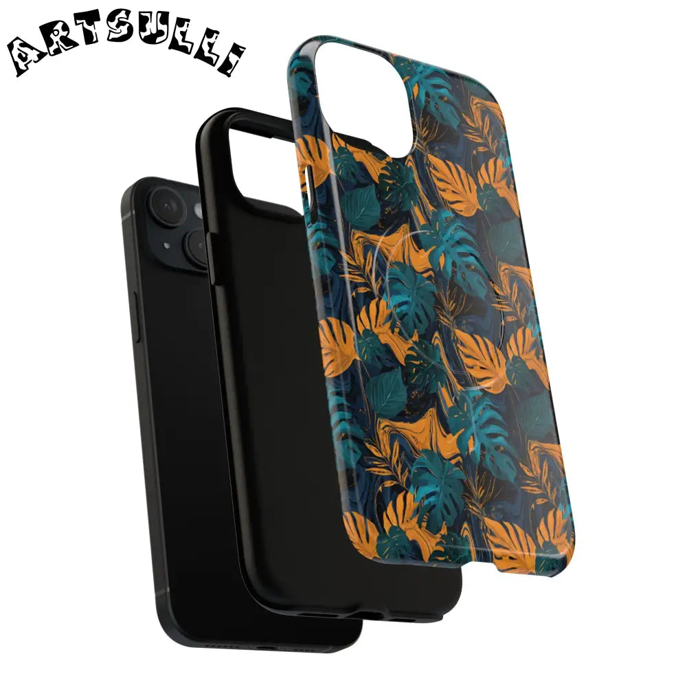 Tropical Leaf MagSafe Phone Case, Artsulli - Art is Long, Life is Short, Phone Case, , , , , , ,