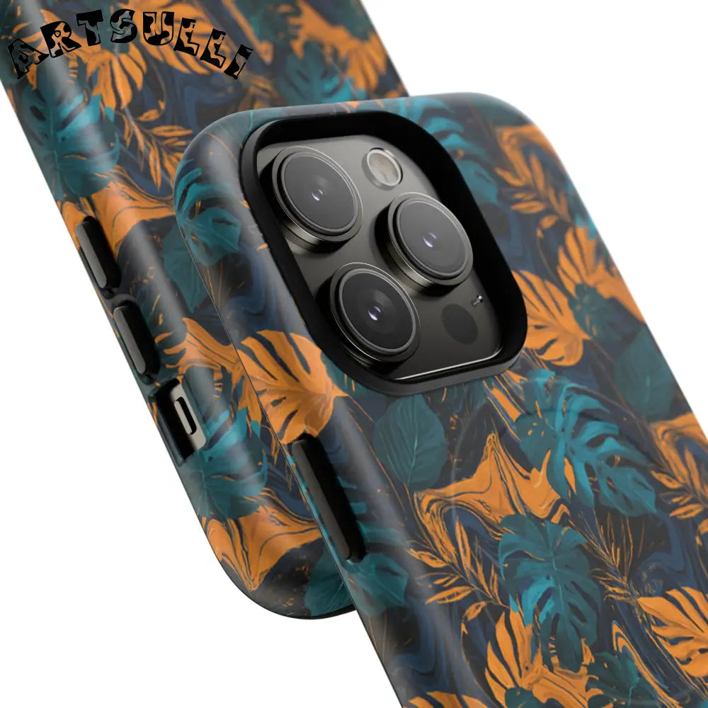 Tropical Leaf MagSafe Phone Case, Artsulli - Art is Long, Life is Short, Phone Case, , , , , , ,