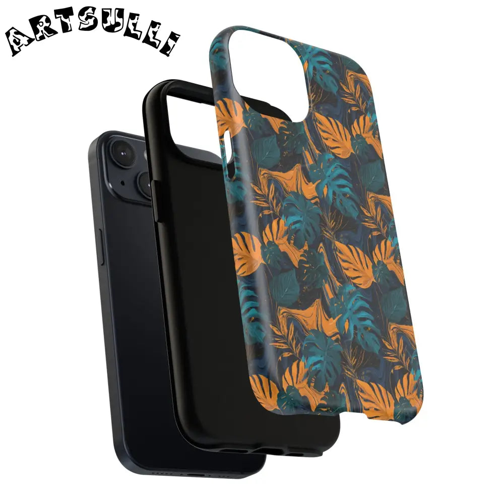 Tropical Leaf MagSafe Phone Case, Artsulli - Art is Long, Life is Short, Phone Case, , , , , , ,