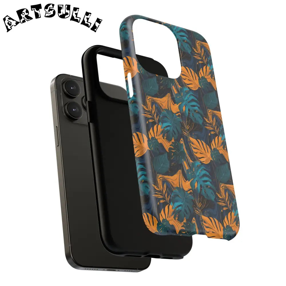 Tropical Leaf MagSafe Phone Case, Artsulli - Art is Long, Life is Short, Phone Case, , , , , , ,