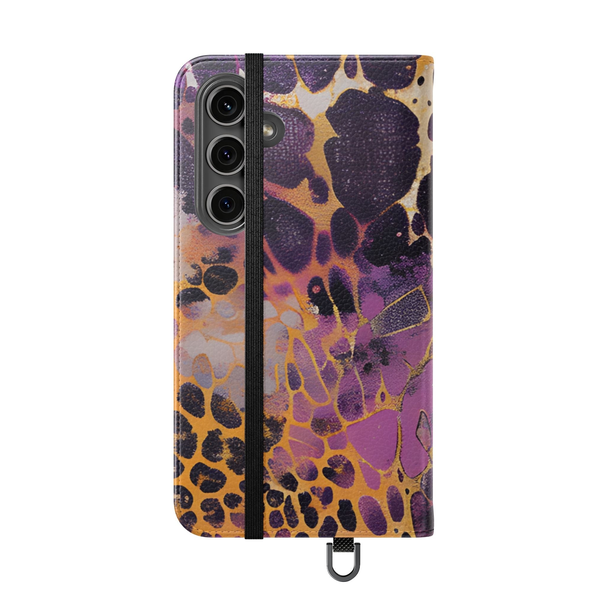 Vibrant Abstract Art Flip Cases, Artsulli - Art is Long, Life is Short, Phone Case, , , , , , ,