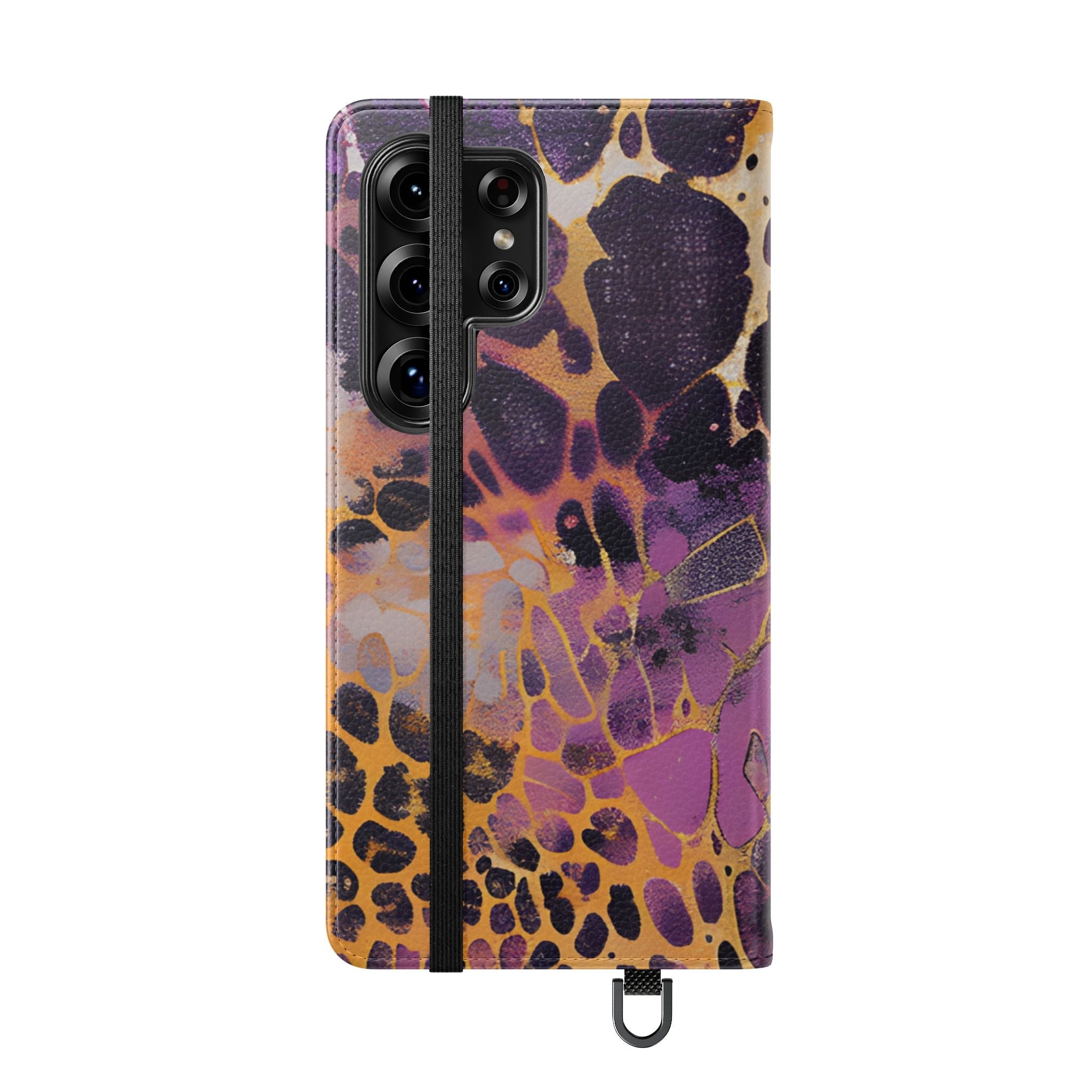 Vibrant Abstract Art Flip Cases, Artsulli - Art is Long, Life is Short, Phone Case, , , , , , ,