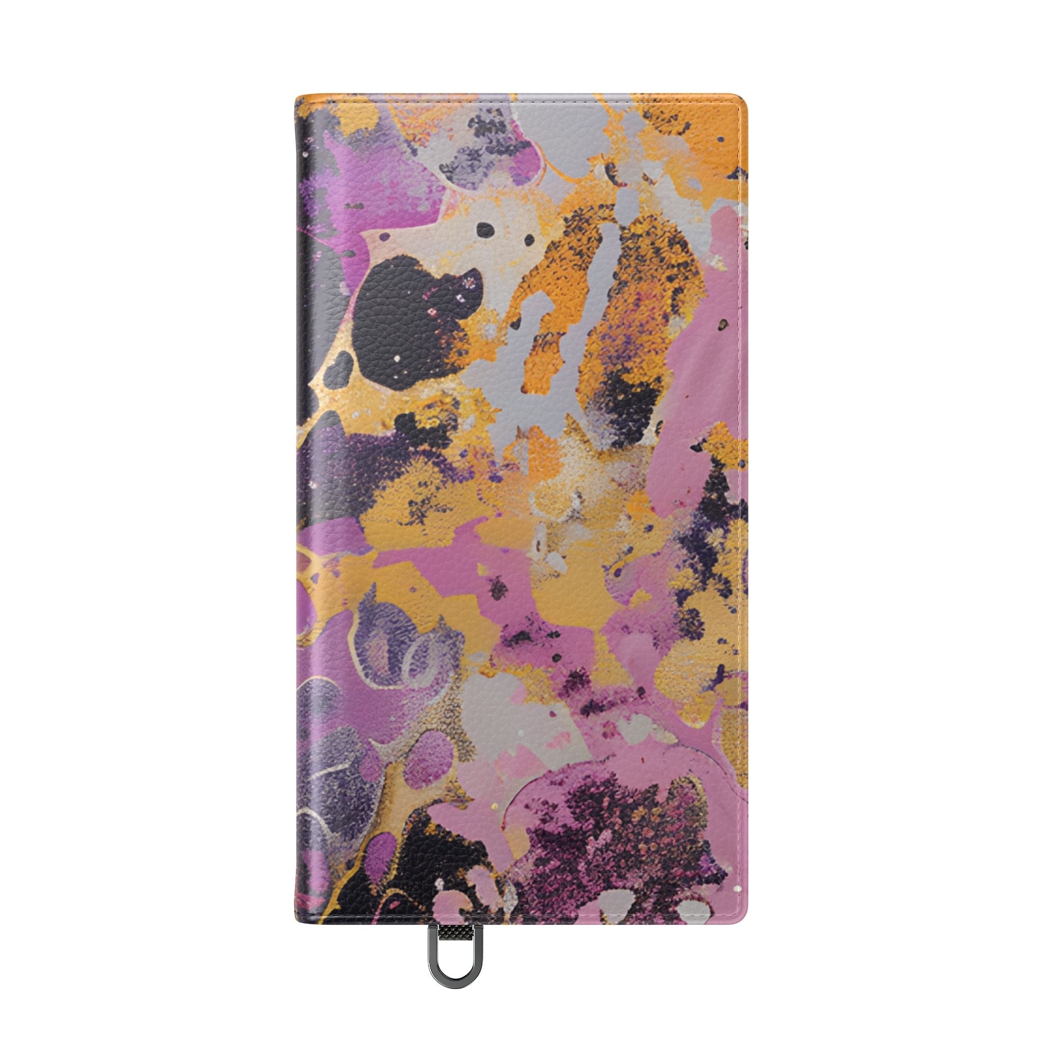Vibrant Abstract Art Flip Cases, Artsulli - Art is Long, Life is Short, Phone Case, , , , , , ,