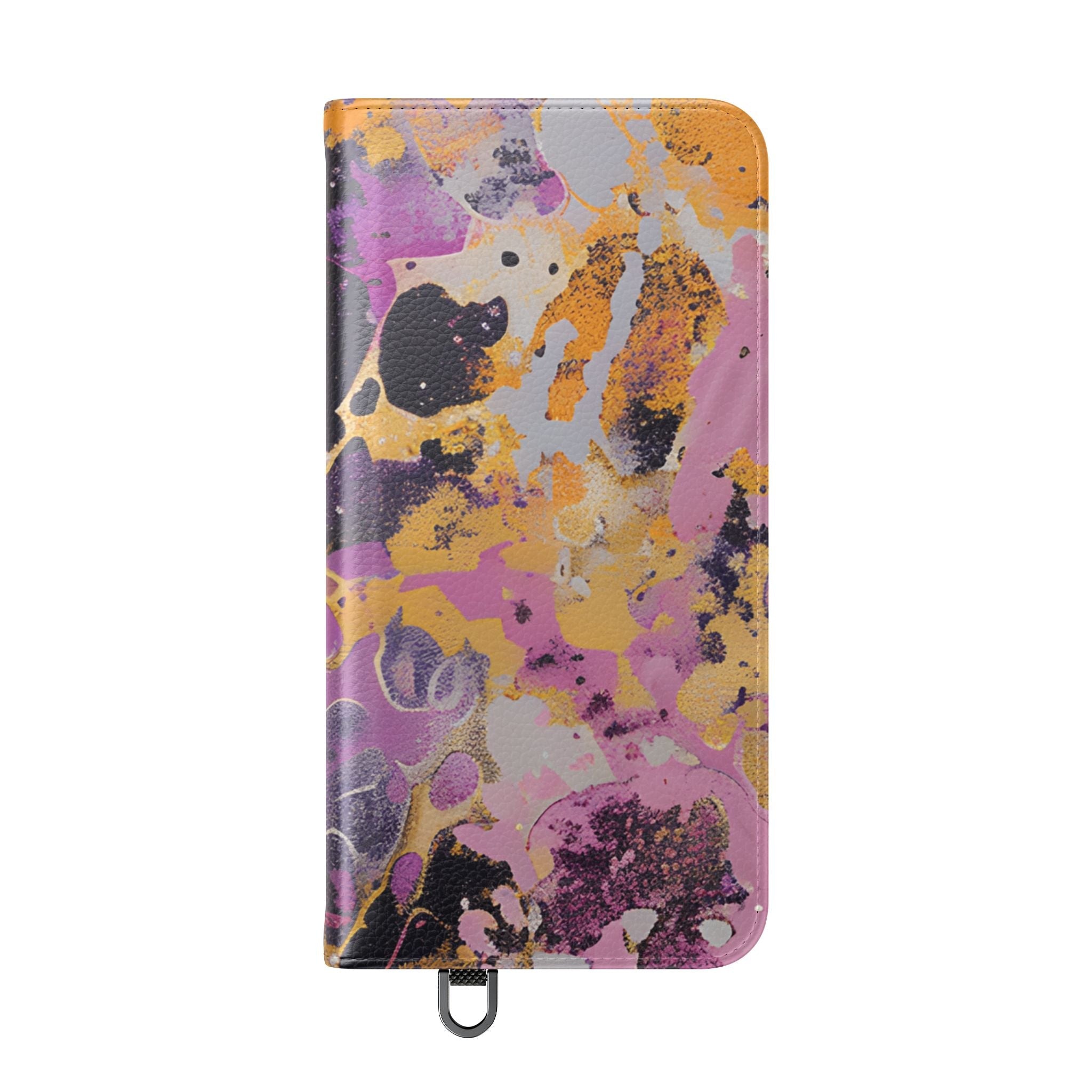 Vibrant Abstract Art Flip Cases, Artsulli - Art is Long, Life is Short, Phone Case, , , , , , ,