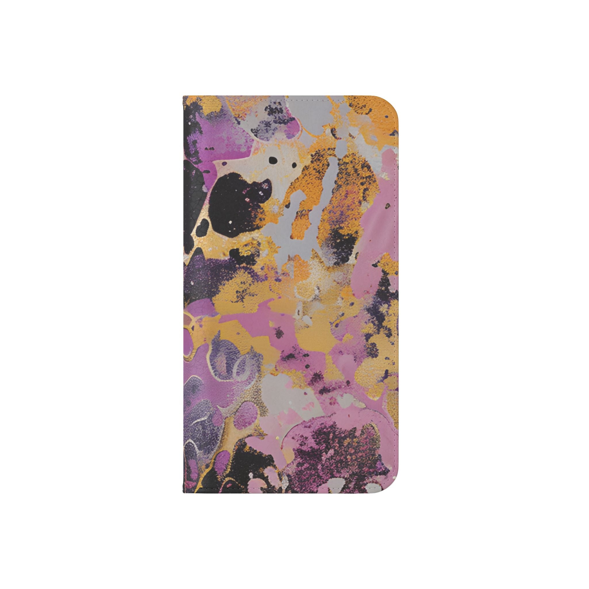 Vibrant Abstract Art Flip Cases, Artsulli - Art is Long, Life is Short, Phone Case, , , , , , ,