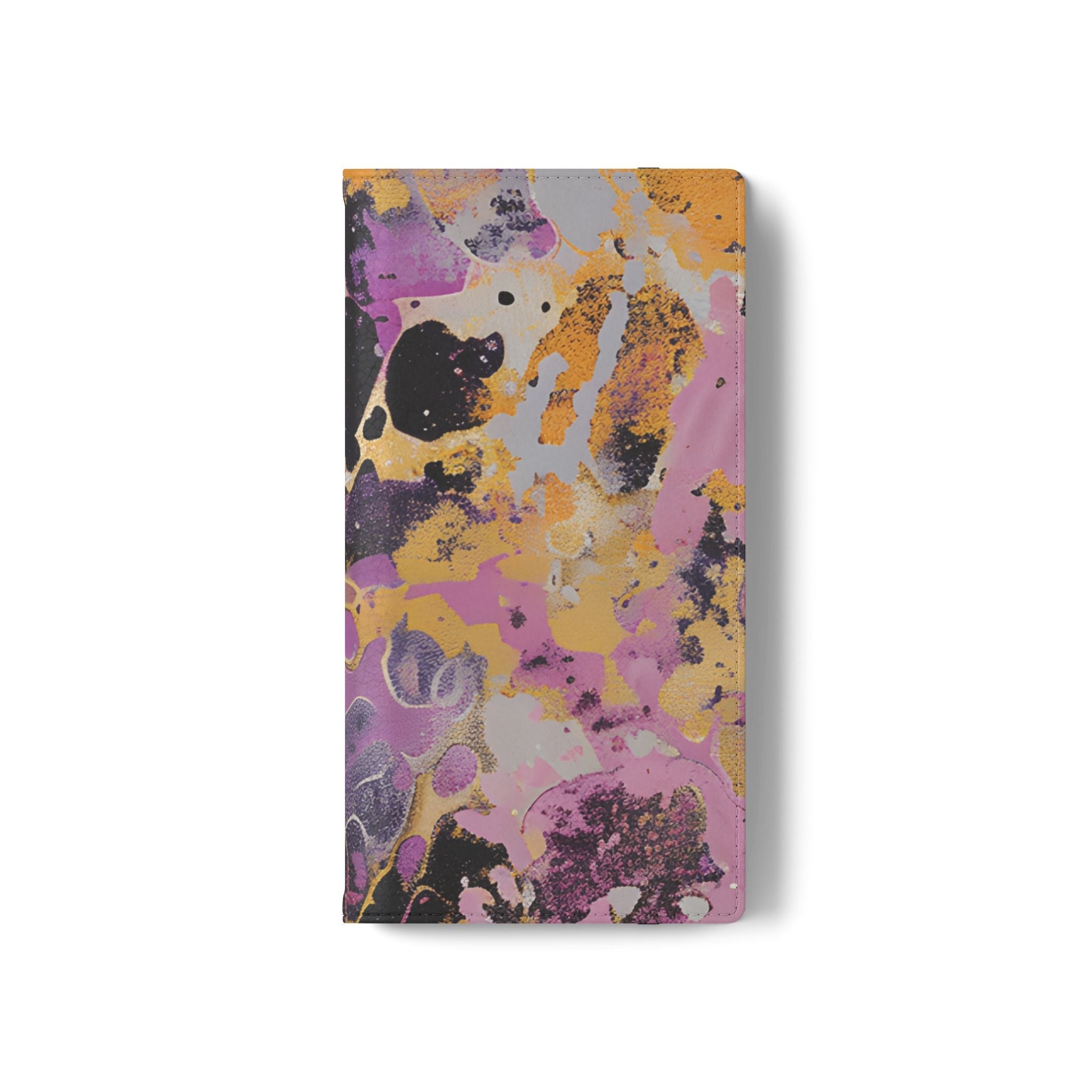 Vibrant Abstract Art Flip Cases, Artsulli - Art is Long, Life is Short, Phone Case, , , , , , ,