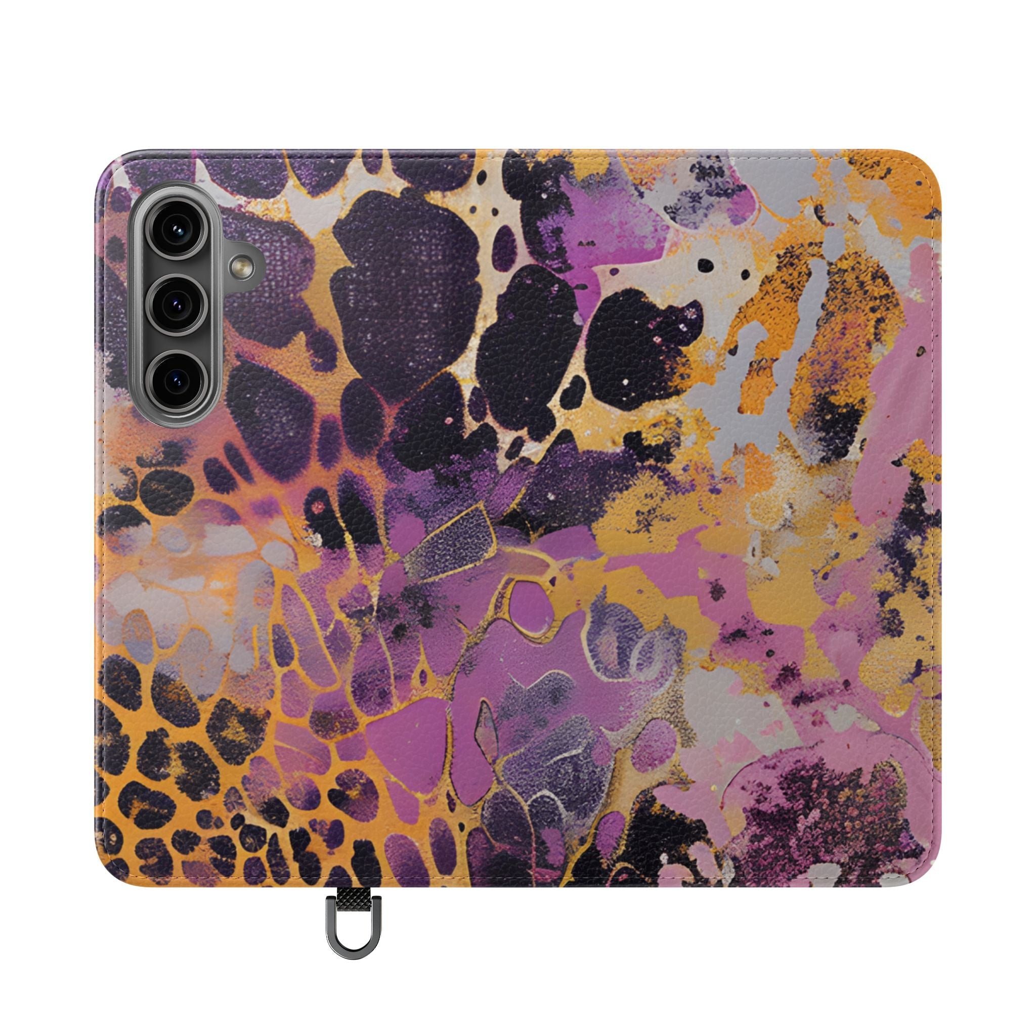 Vibrant Abstract Art Flip Cases, Artsulli - Art is Long, Life is Short, Phone Case, Size, Samsung Galaxy S24, , , , , 20229072752093941284