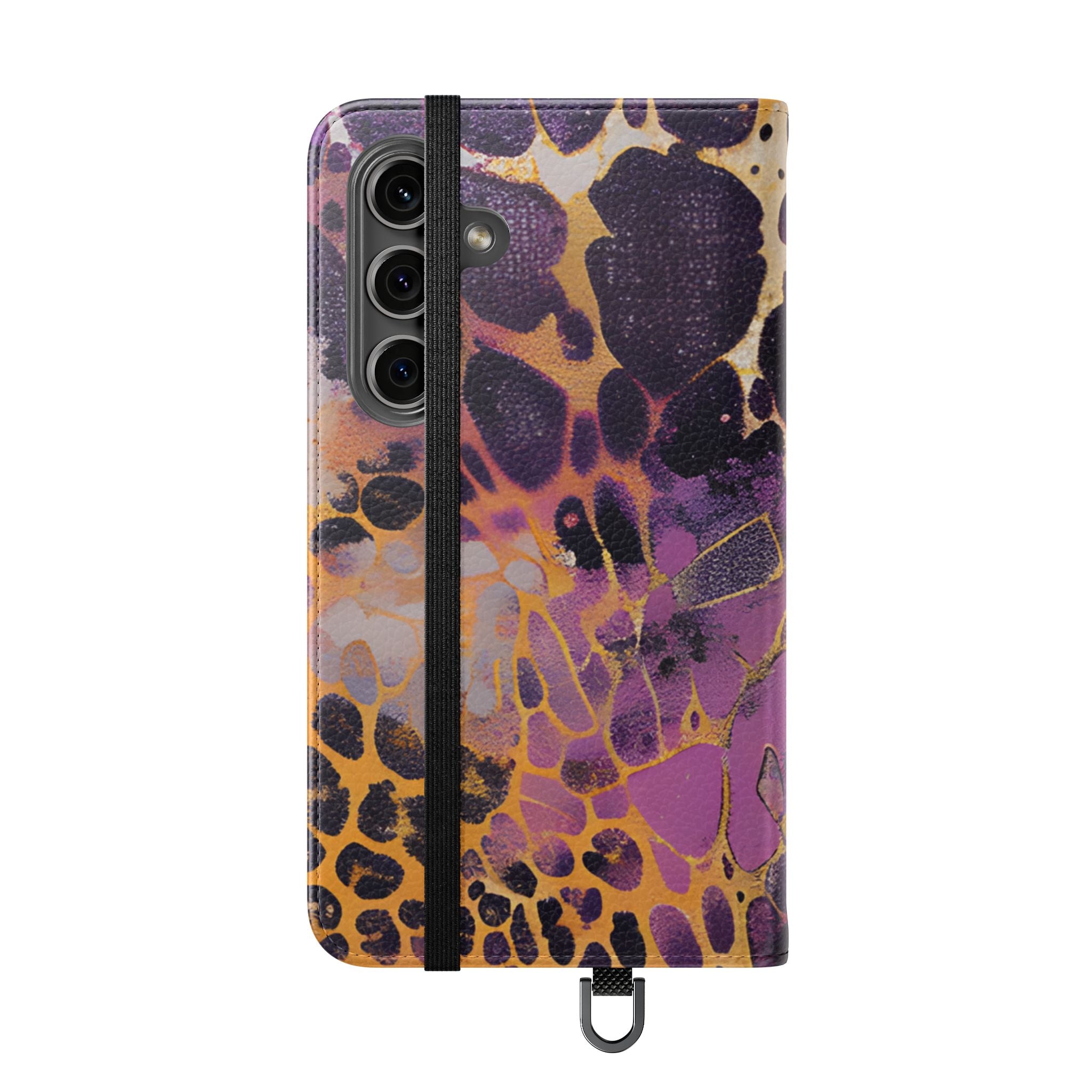 Vibrant Abstract Art Flip Cases, Artsulli - Art is Long, Life is Short, Phone Case, , , , , , ,