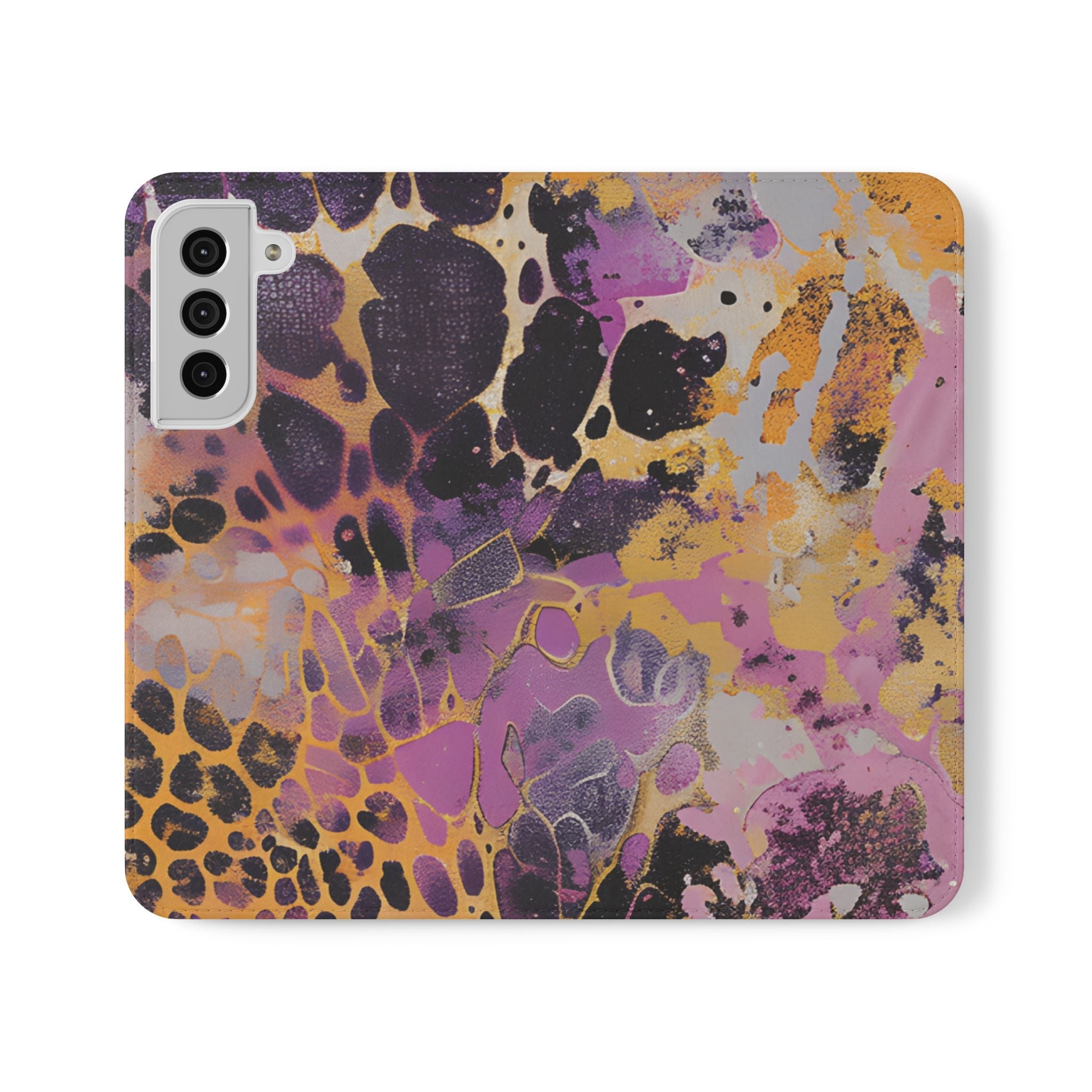 Vibrant Abstract Art Flip Cases, Artsulli - Art is Long, Life is Short, Phone Case, Size, Samsung Galaxy S22 Plus, , , , , 23099276052047130971