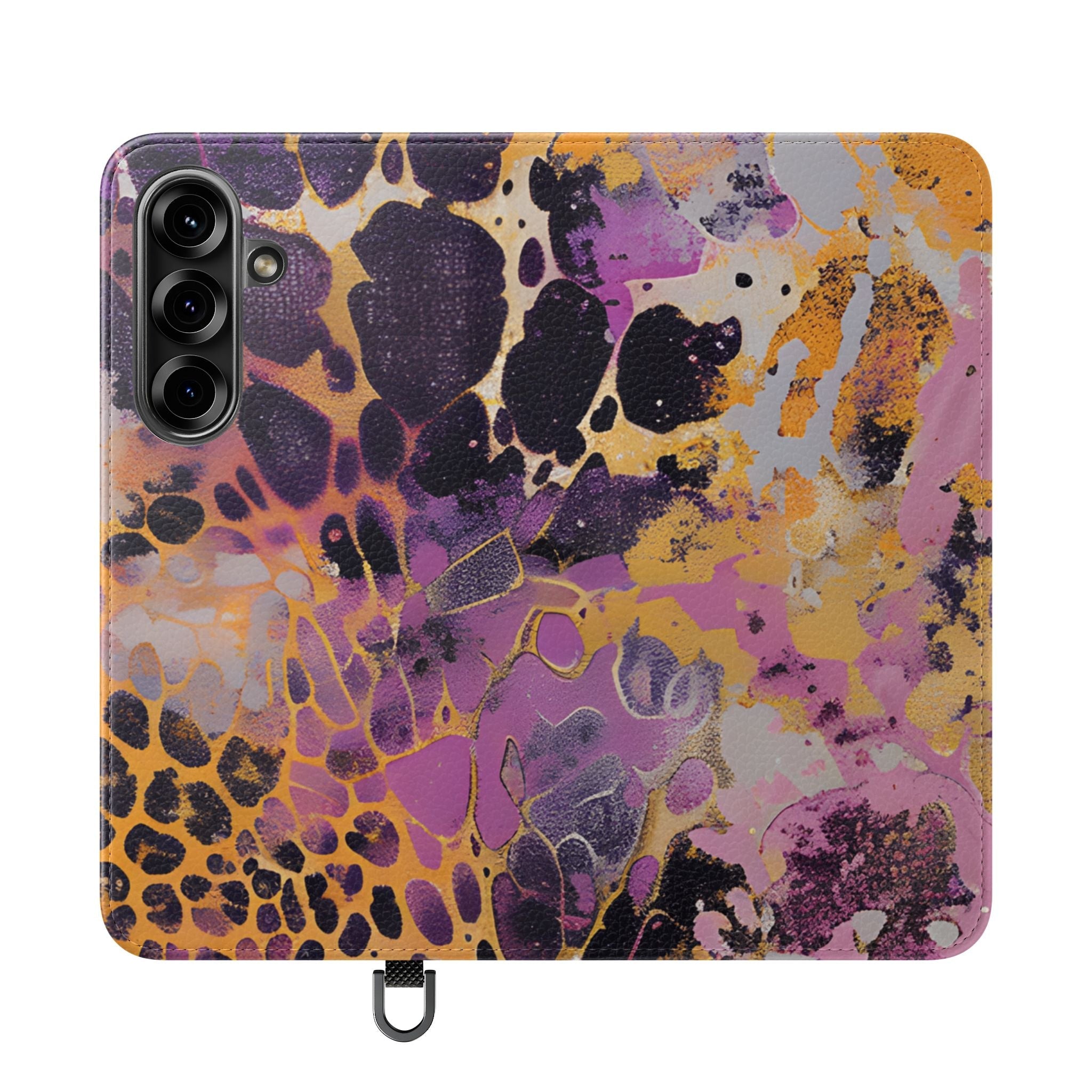 Vibrant Abstract Art Flip Cases, Artsulli - Art is Long, Life is Short, Phone Case, Size, Samsung Galaxy S25, , , , , 28838253088028224689