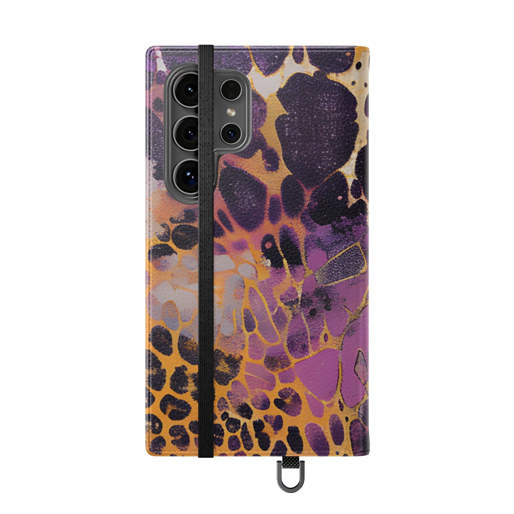 Vibrant Abstract Art Flip Cases, Artsulli - Art is Long, Life is Short, Phone Case, , , , , , ,
