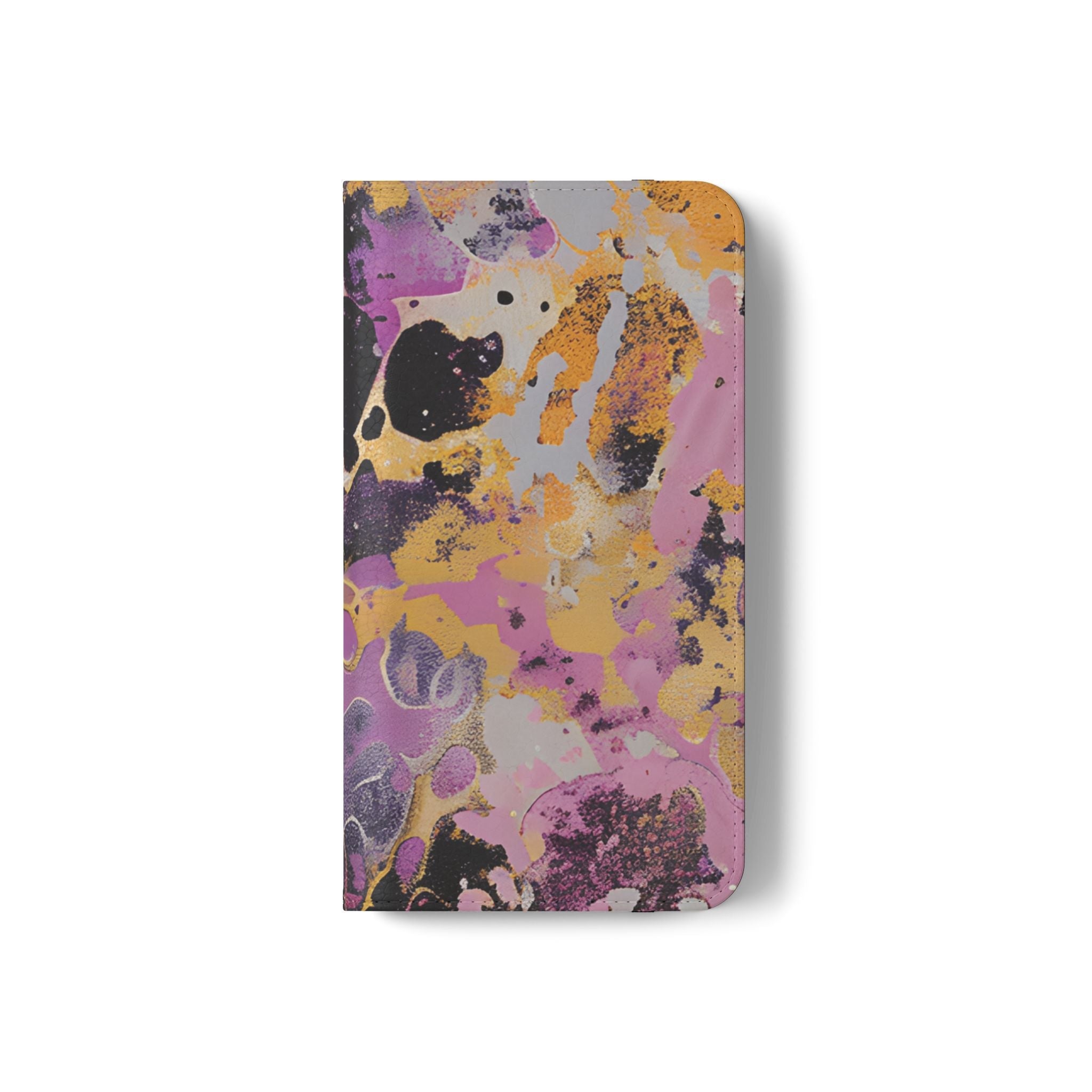 Vibrant Abstract Art Flip Cases, Artsulli - Art is Long, Life is Short, Phone Case, , , , , , ,
