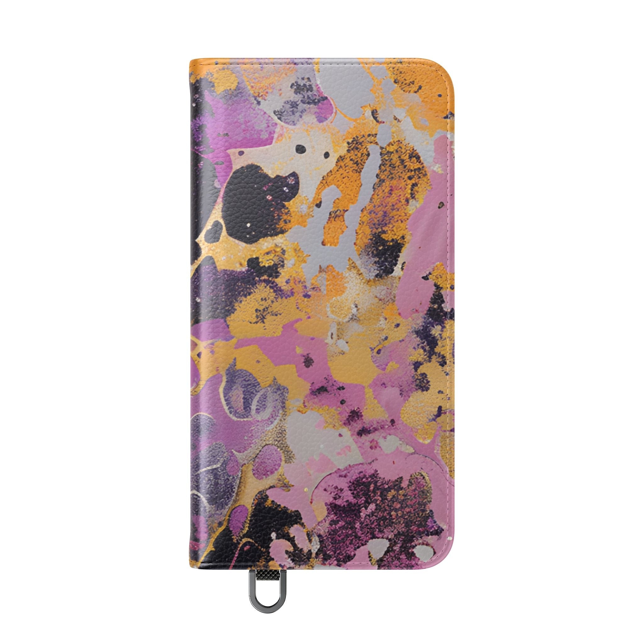 Vibrant Abstract Art Flip Cases, Artsulli - Art is Long, Life is Short, Phone Case, , , , , , ,