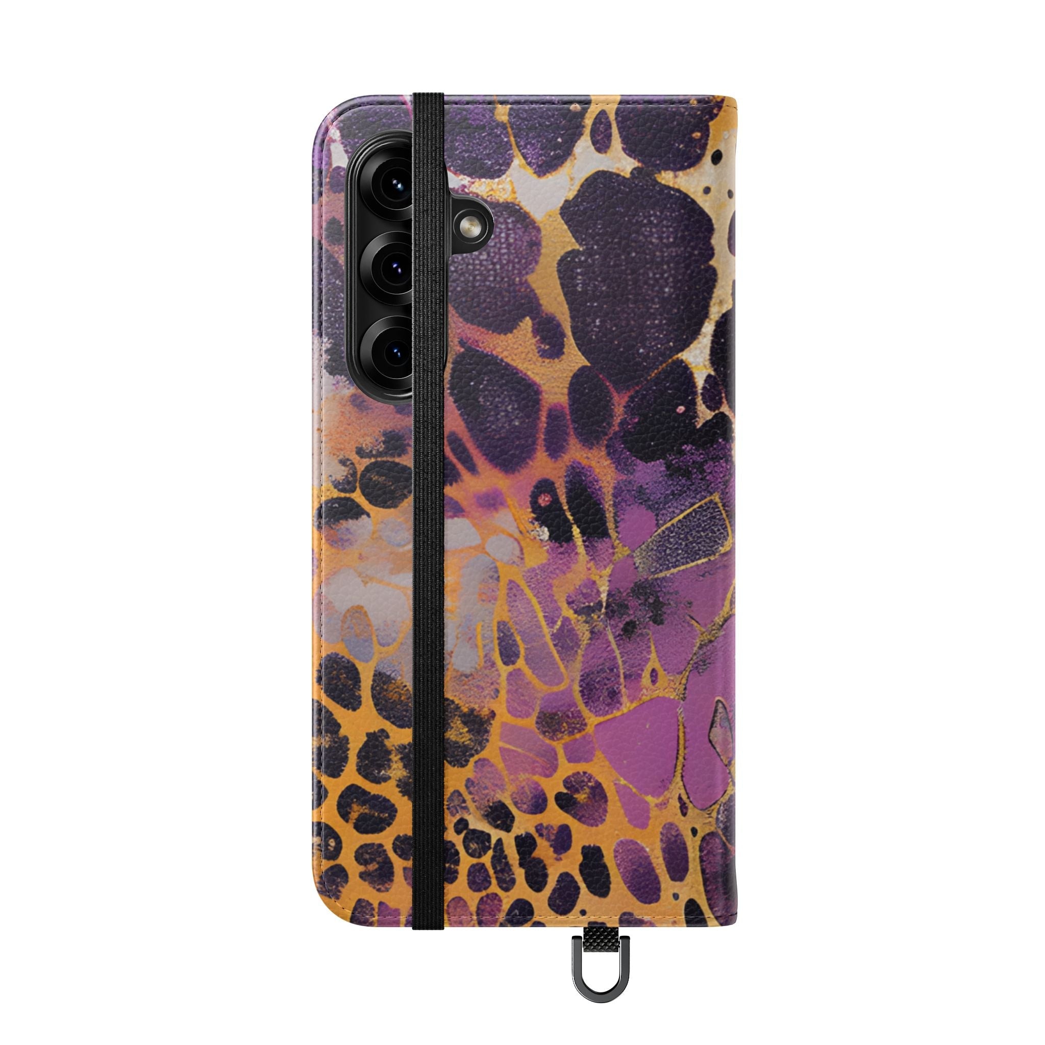 Vibrant Abstract Art Flip Cases, Artsulli - Art is Long, Life is Short, Phone Case, , , , , , ,
